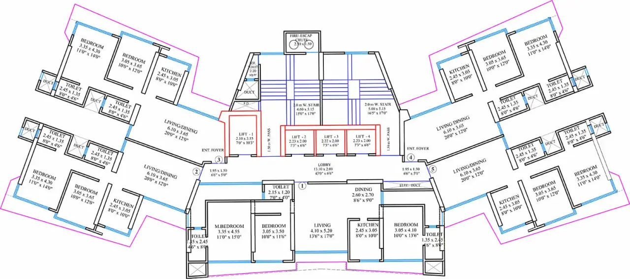 Shreeji Atlantis Floor Plan