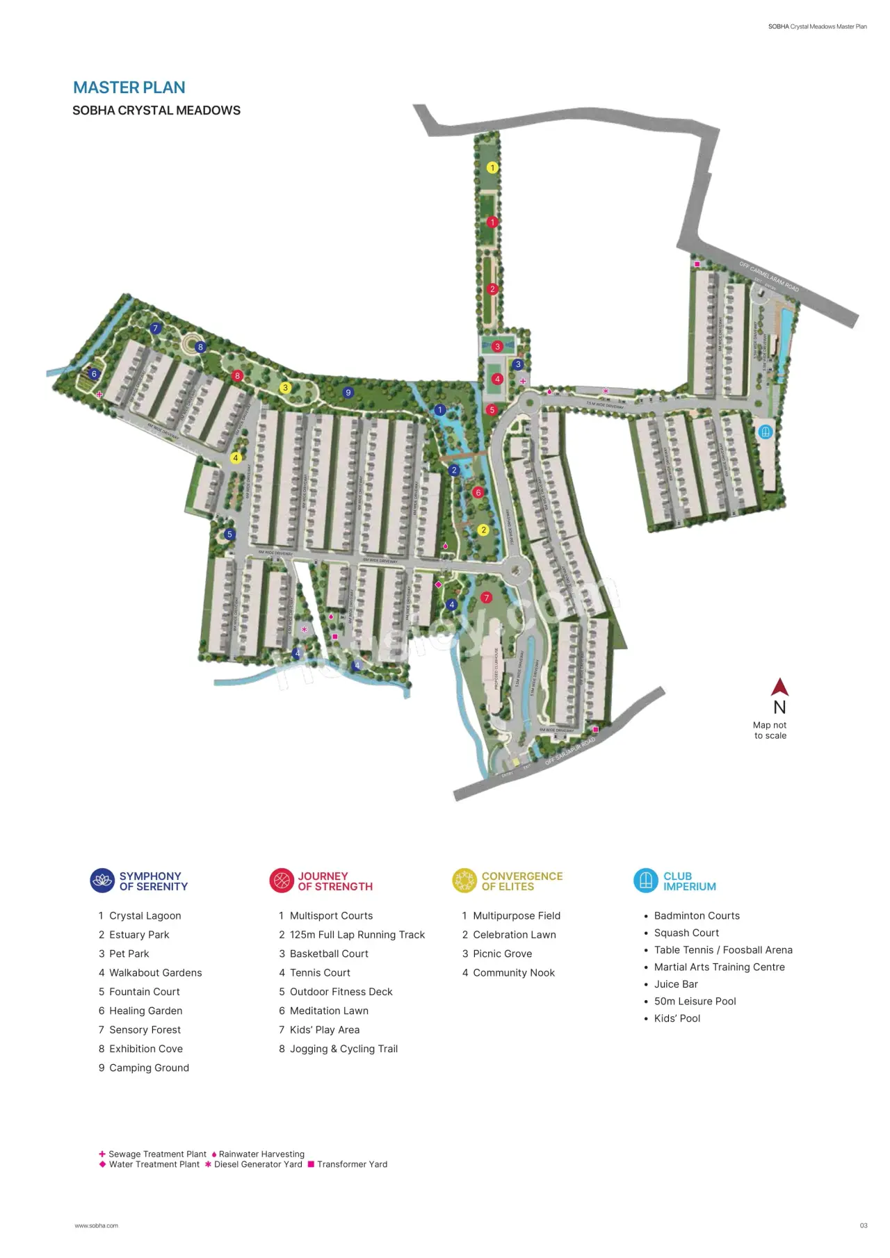 Sobha Crystal Meadows Master Plan