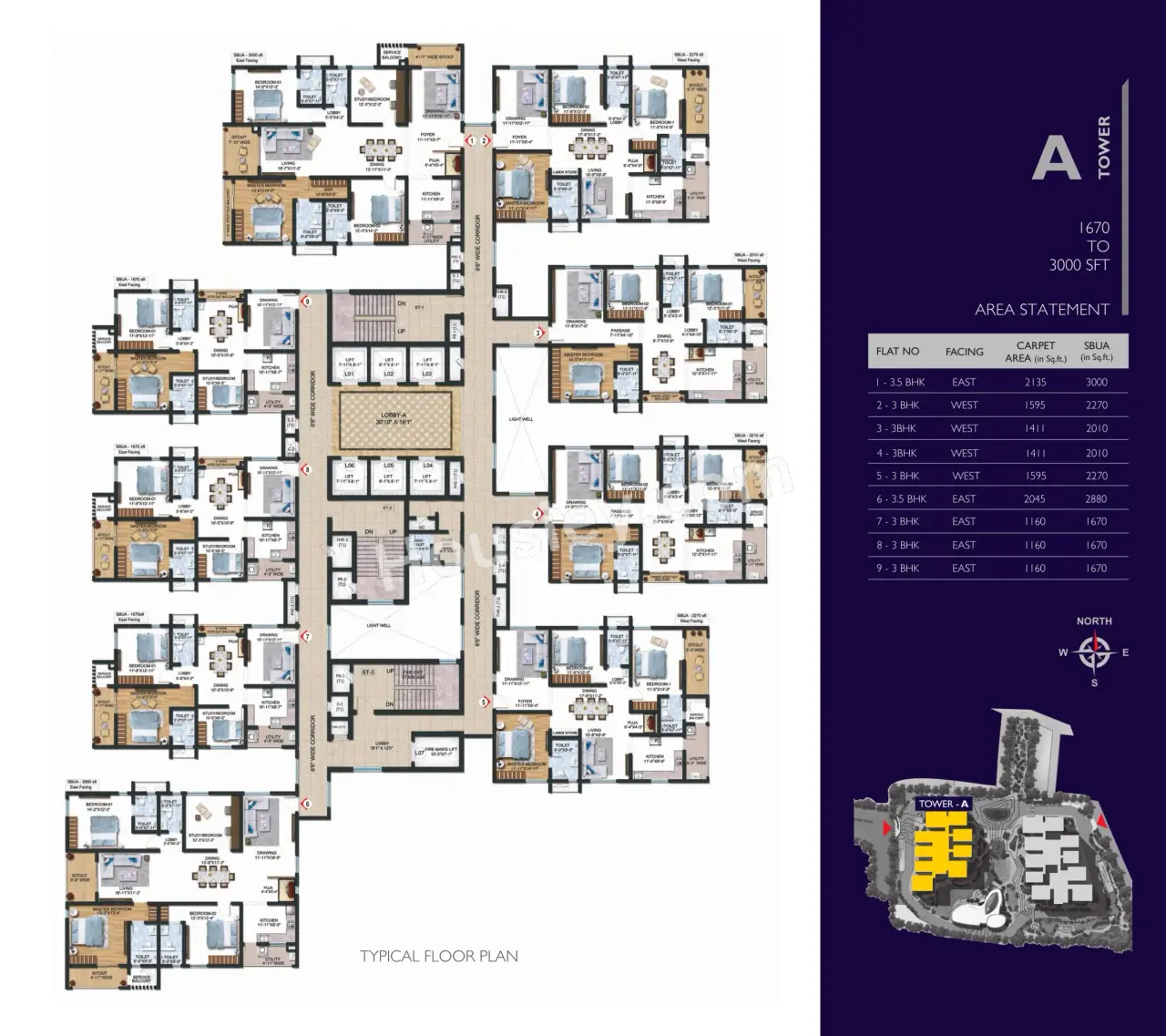 Sumadhura Olympus Floor Plan