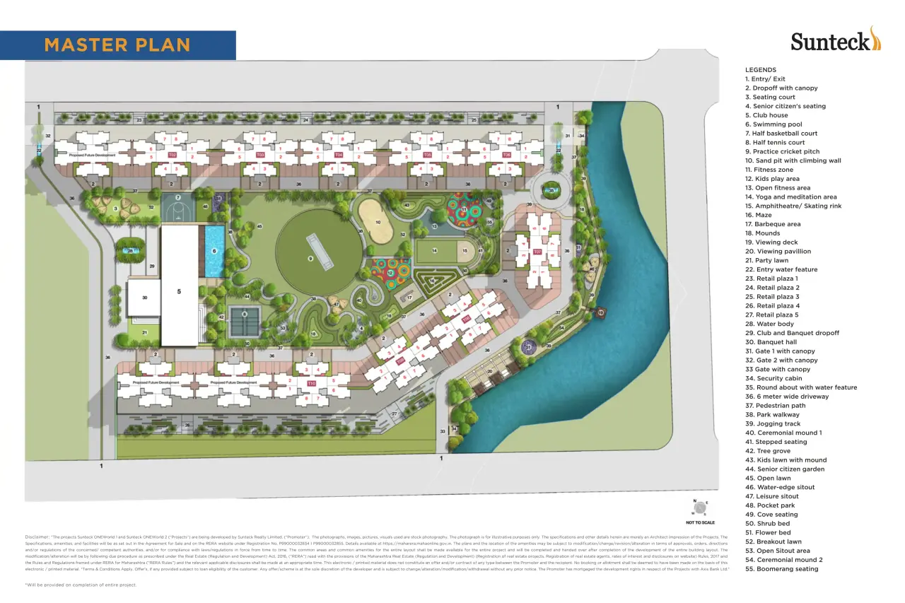 Sunteck One World Phase 3 Master Plan