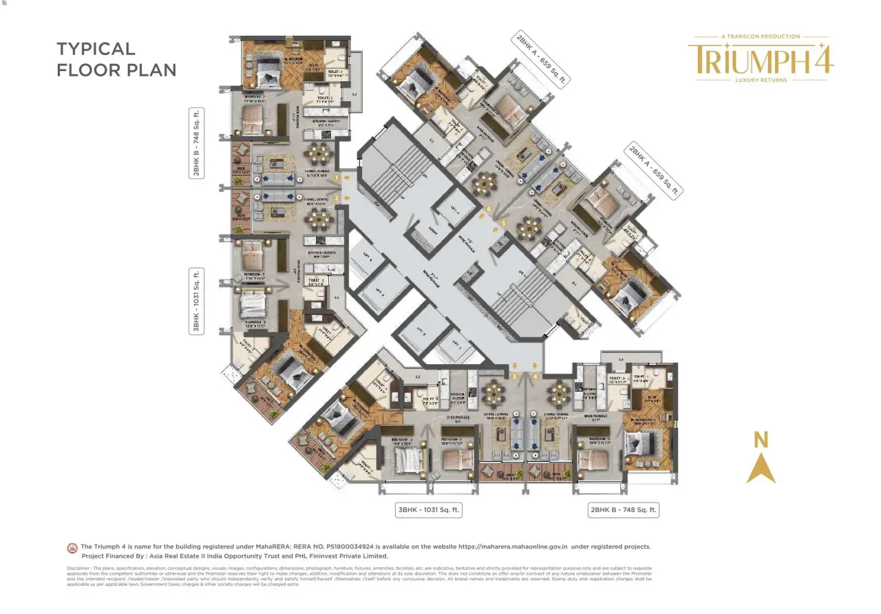 Transcon House Of Fame Floor Plan