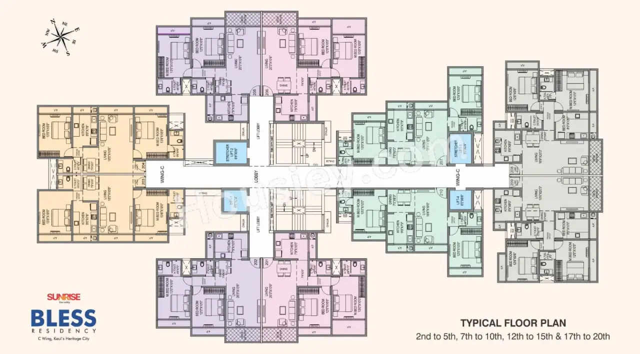 Trinity Bless Residency Floor Plan
