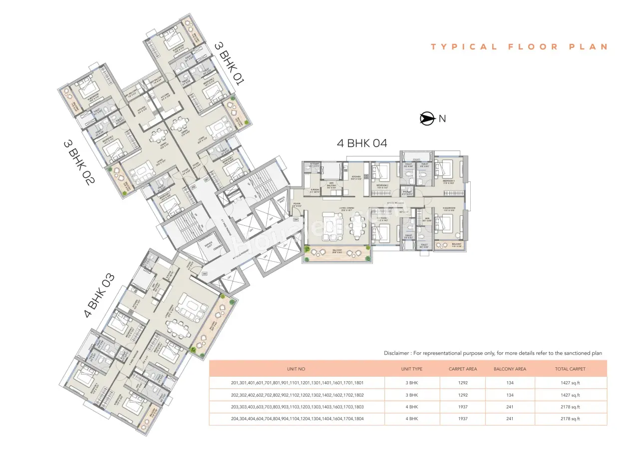 Supreme Tower Floor Plan