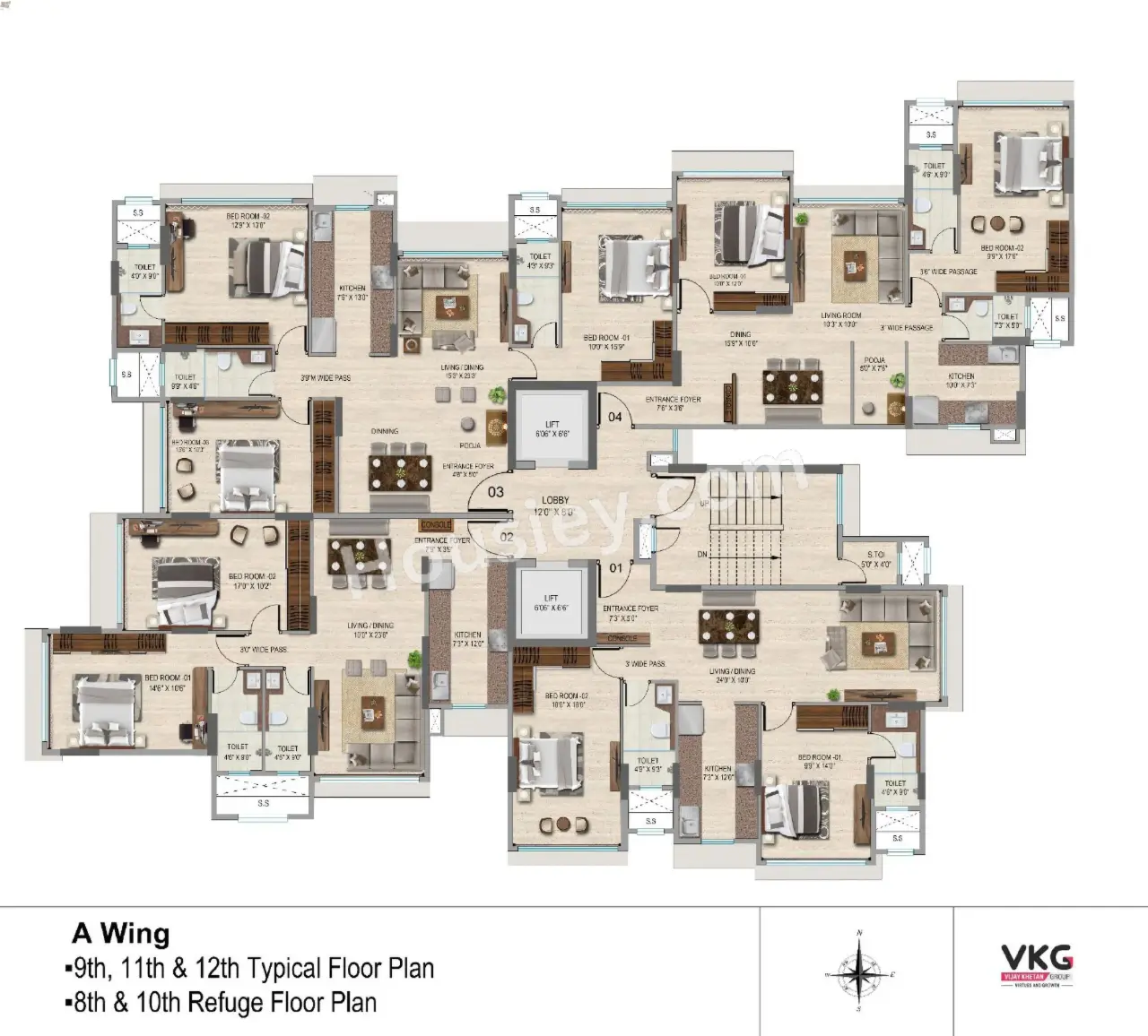VKG Krishna Residences Master Plan