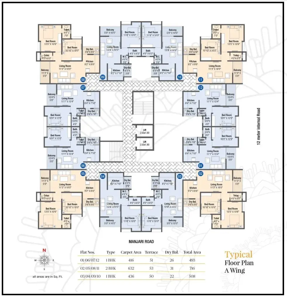 Vastushree Diona Floor Plan