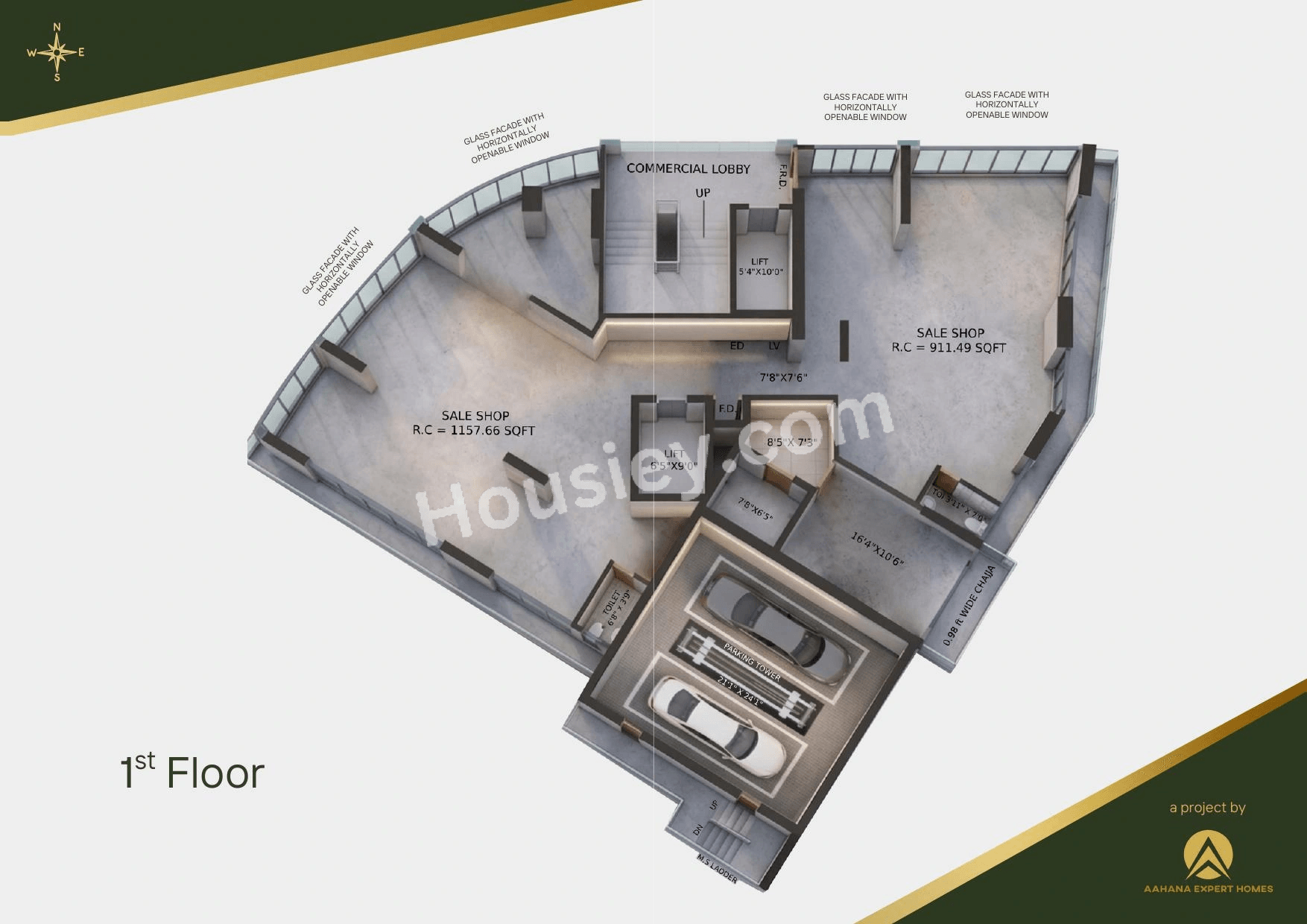 Aahana The Landmark Floor plan 2