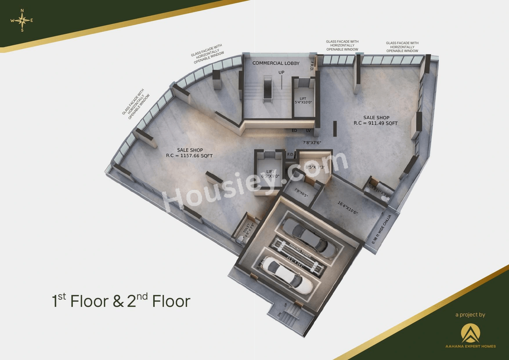 Aahana The Landmark Floor plan 4