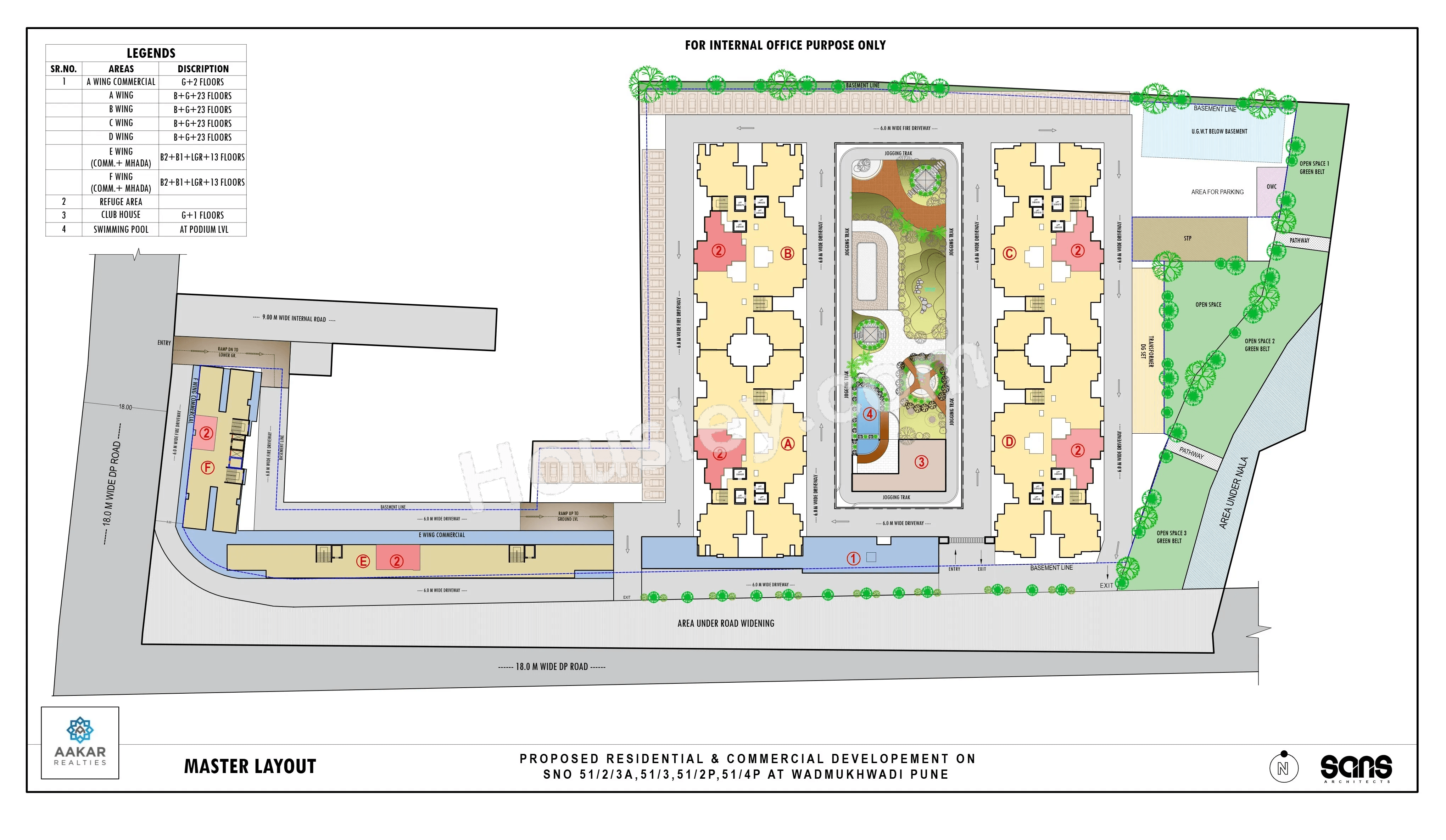 Aakar Topaz Tower Floor plan 1