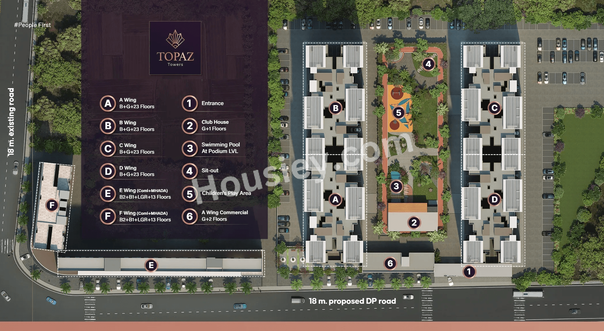 Aakar Topaz Tower Floor plan 2