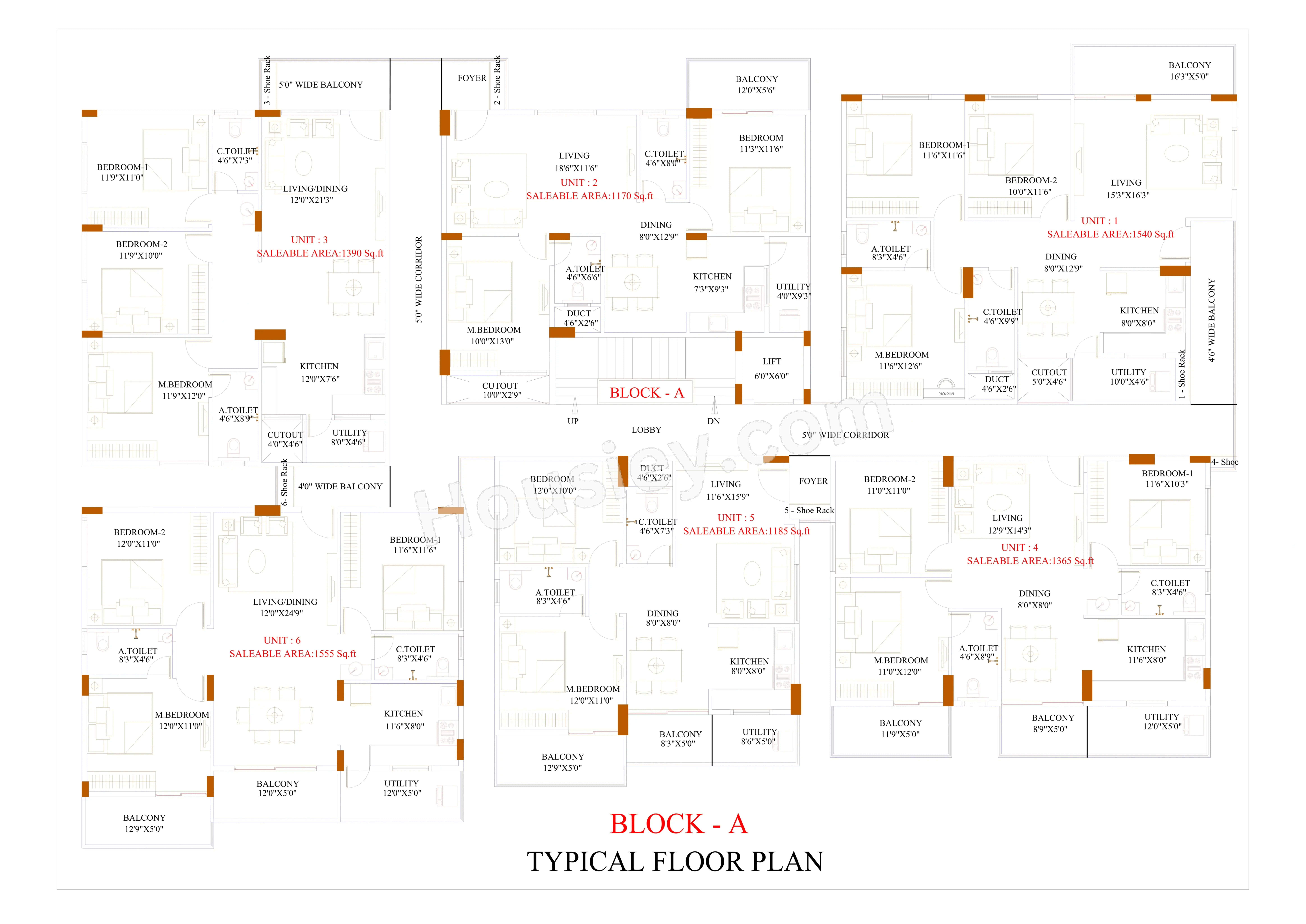 Aakriti Emerald Floor plan 1