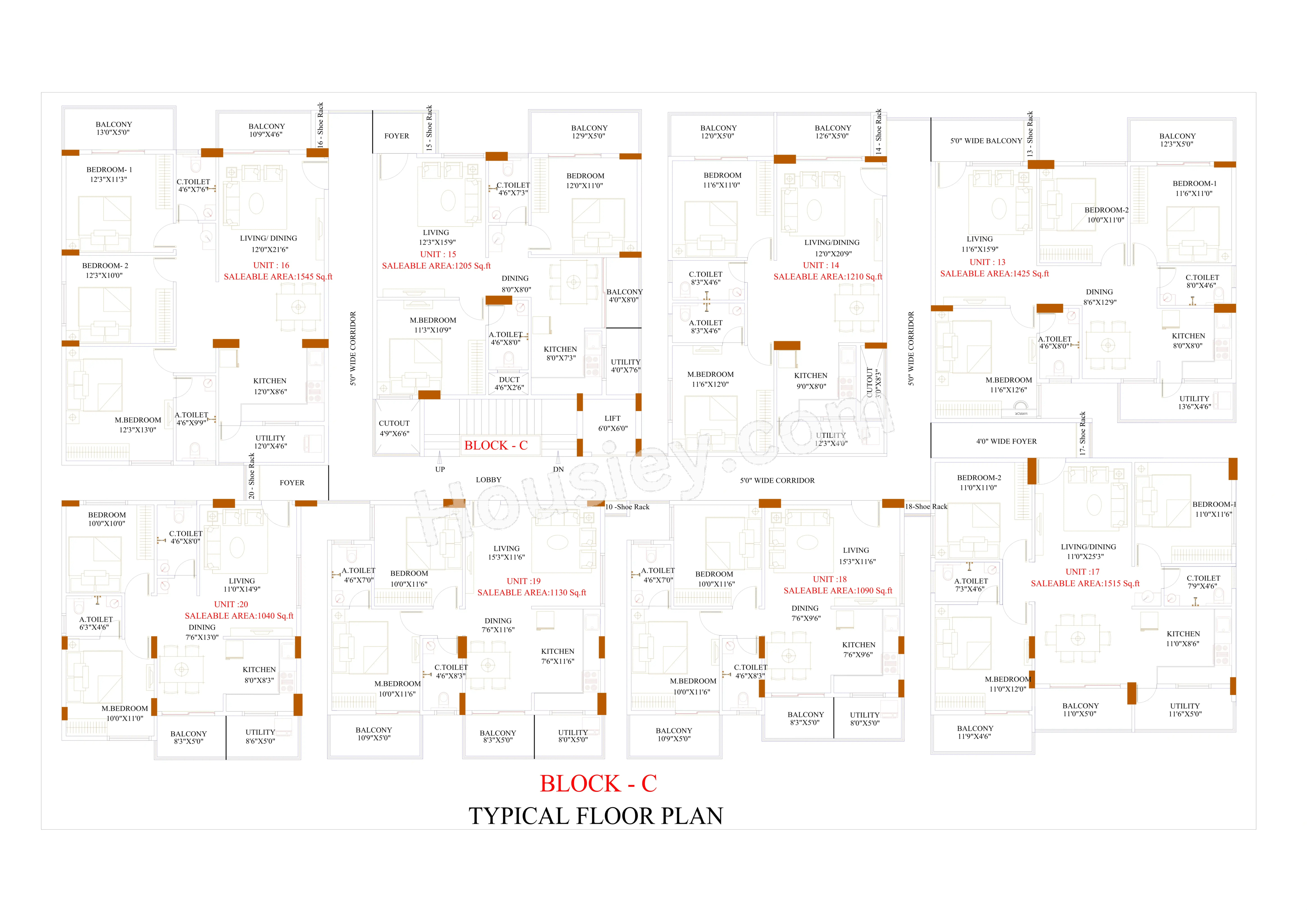 Aakriti Emerald Floor plan 3