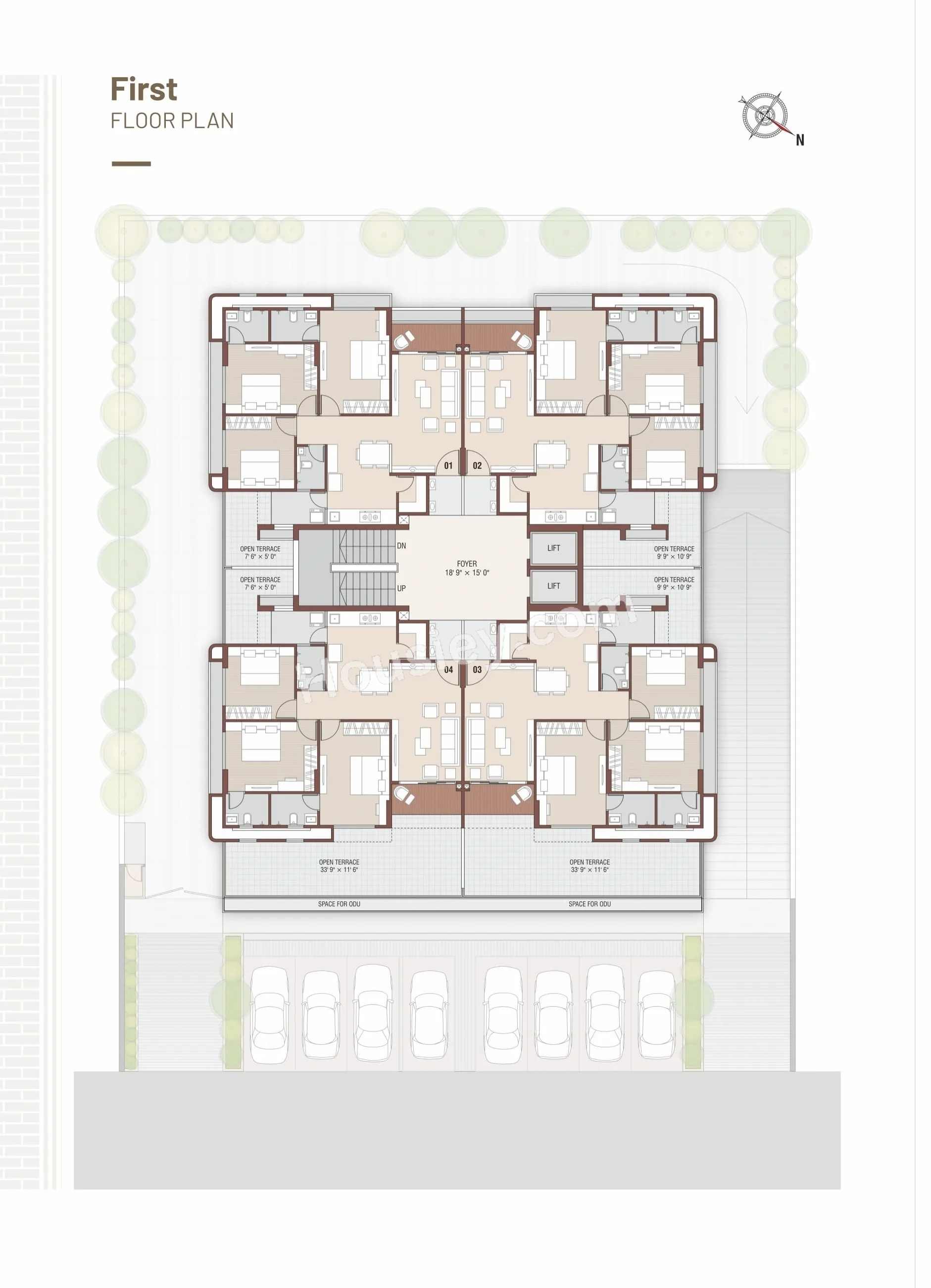 Aarat Vishvam Enclave Floor plan 1