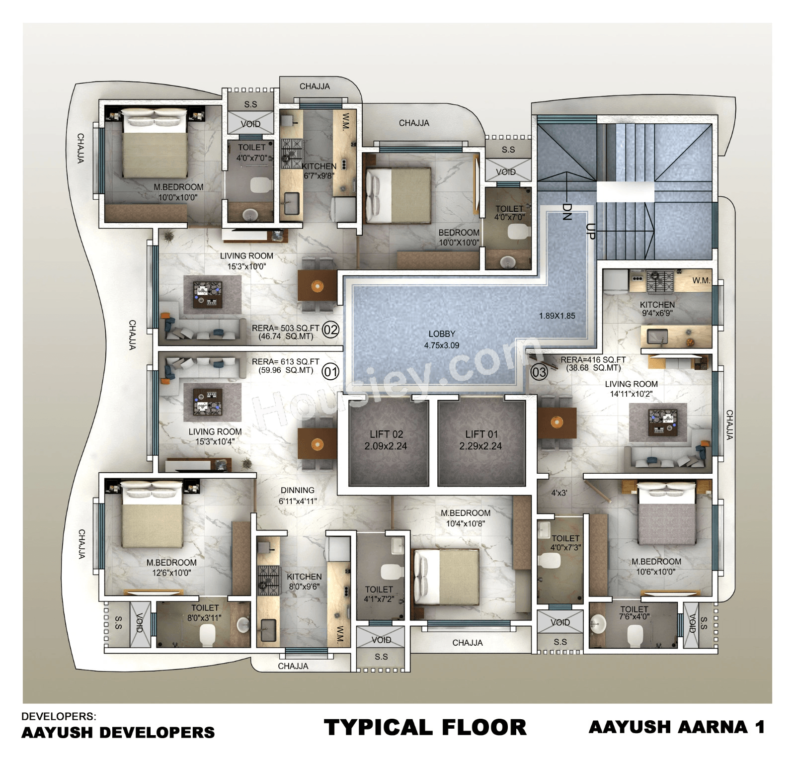 Aayush Aarna 1 Master Plan