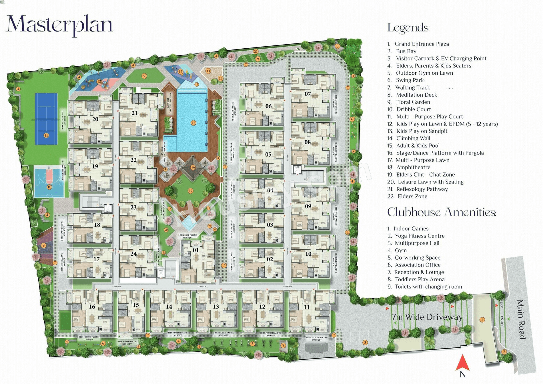 Abhee Riviera Royale Master Plan