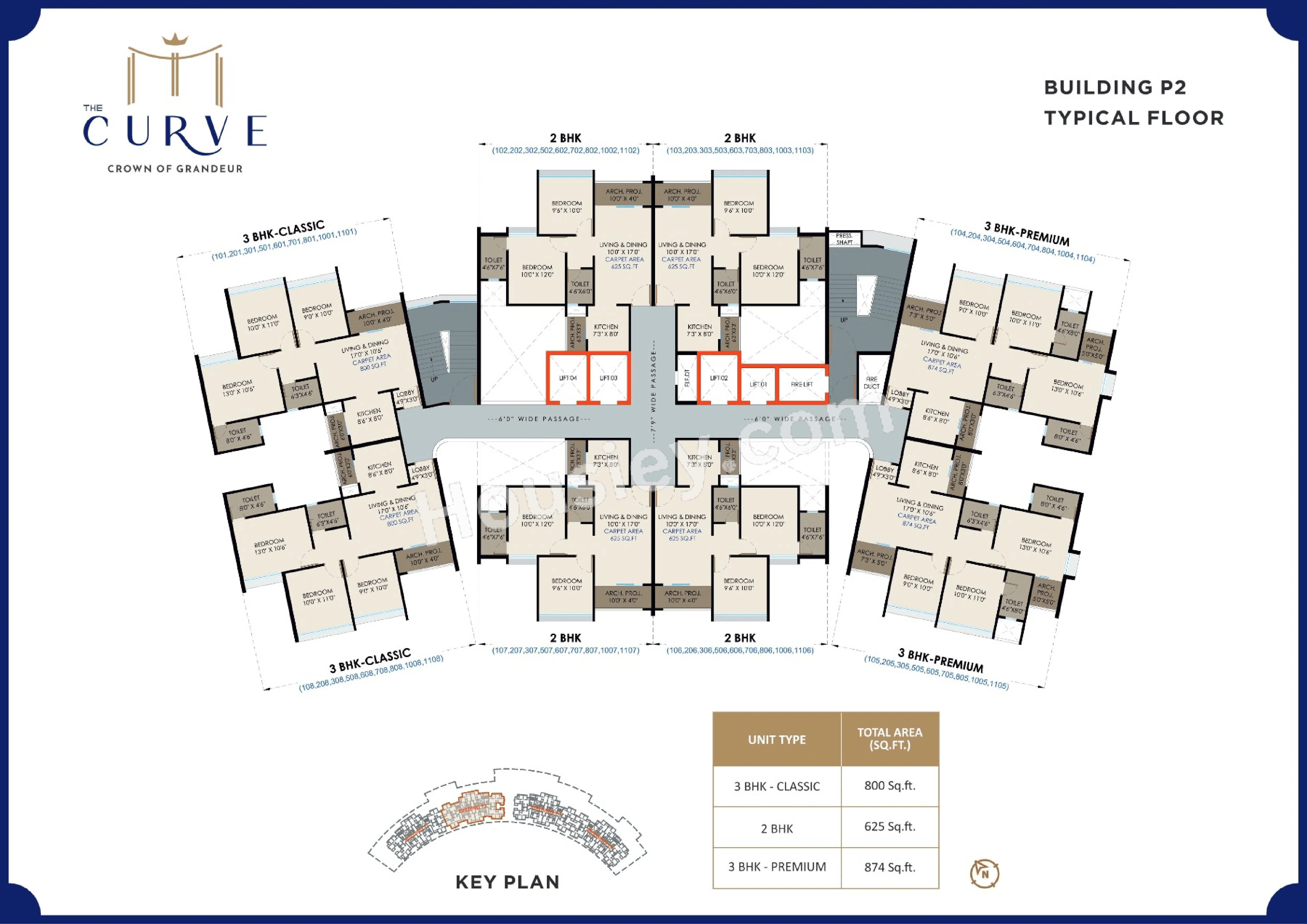 Abhinav The Curve Floor plan 1