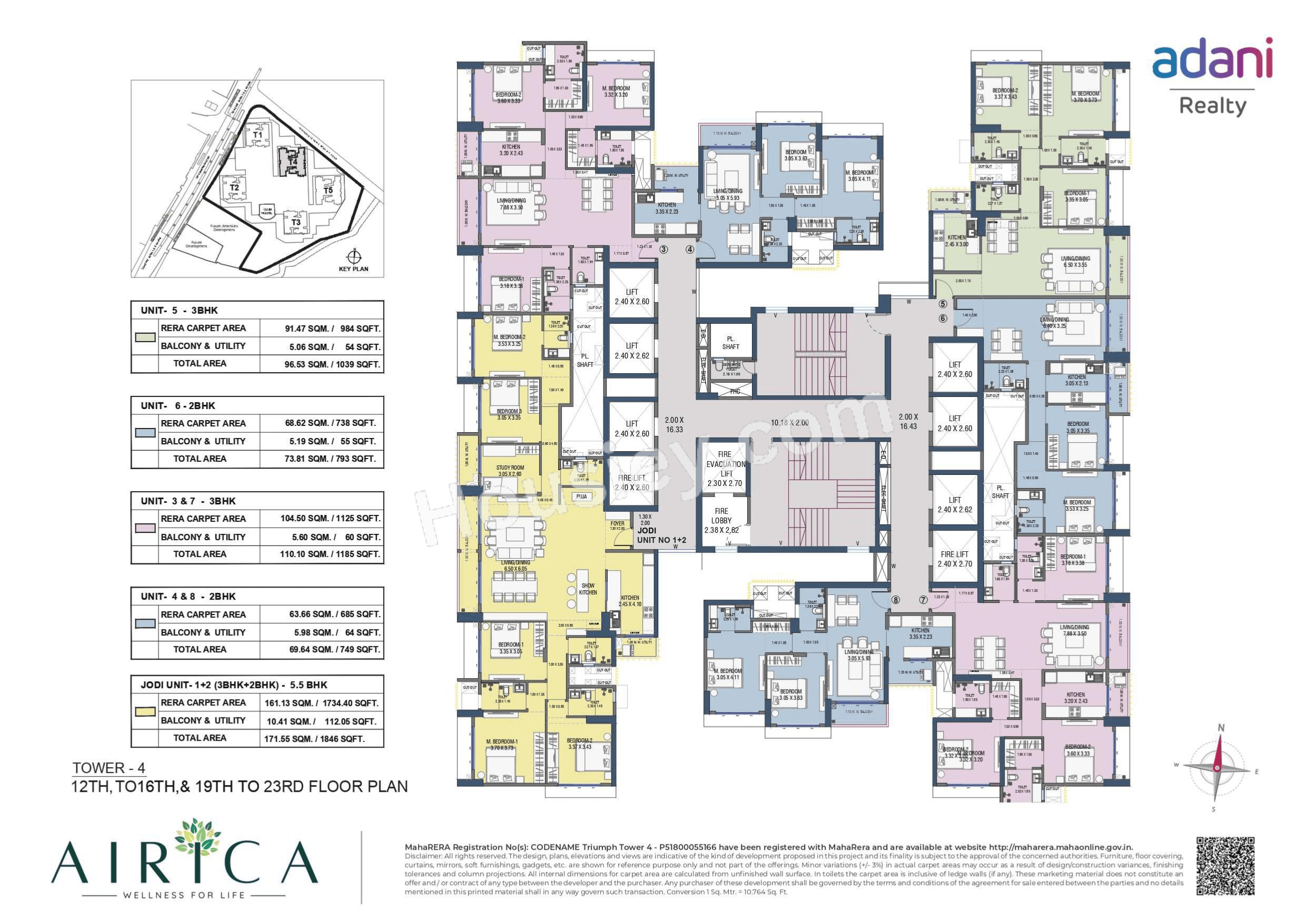 Adani Airica Floor plan 2