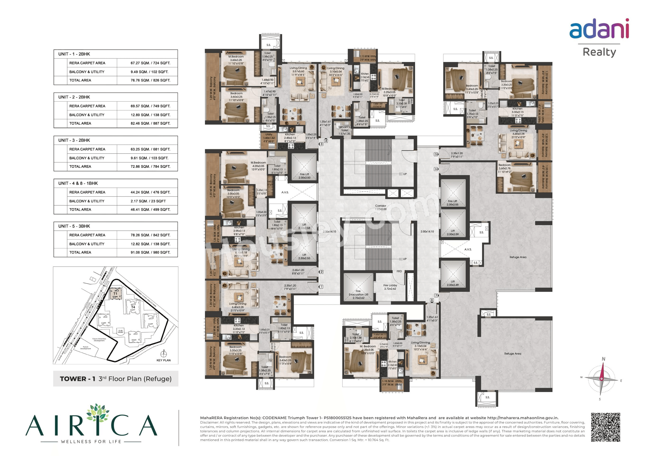 Adani Airica Floor plan 3
