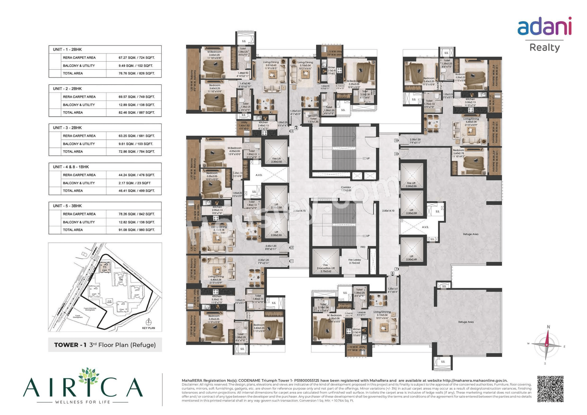 Adani Airica Floor plan 4