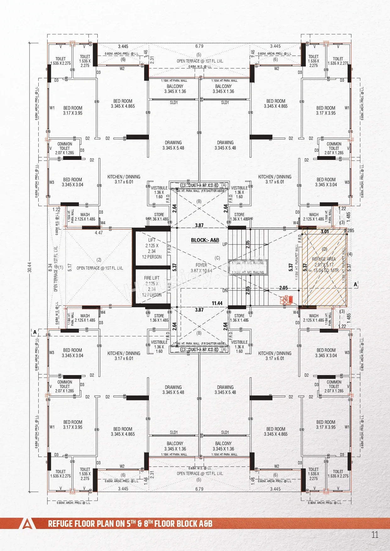 Adani Augusta Floor plan 1