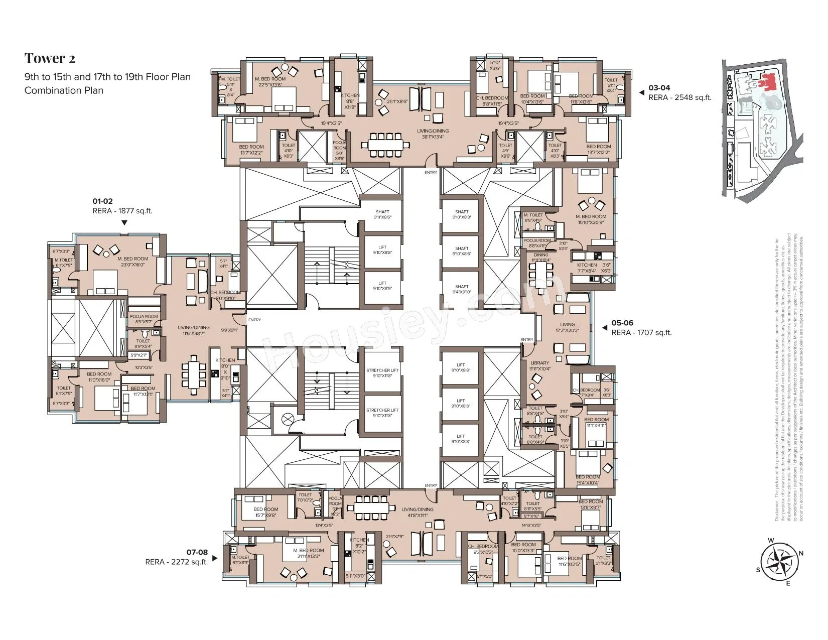 Adani Monte South Floor plan 1