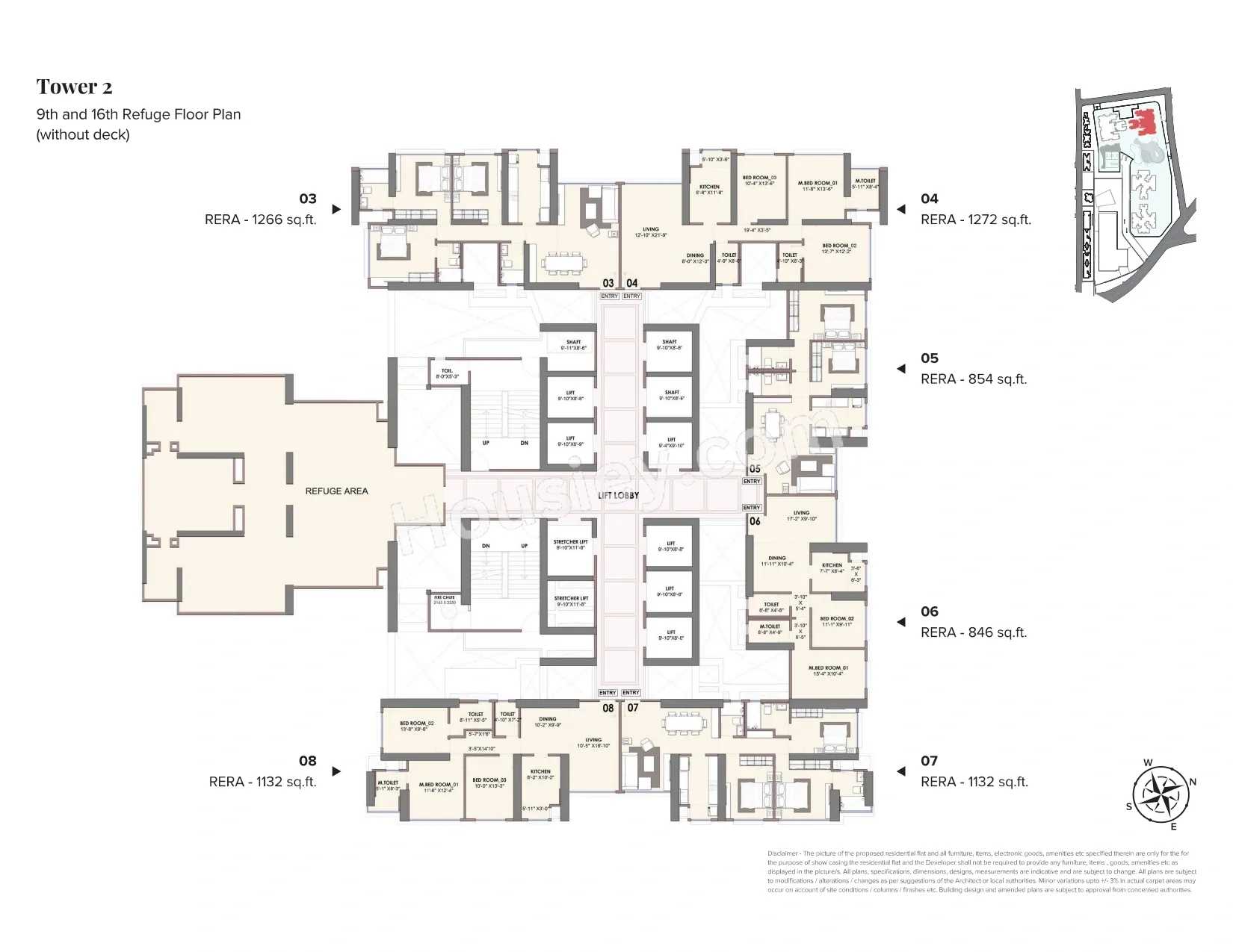 Adani Monte South Floor plan 2