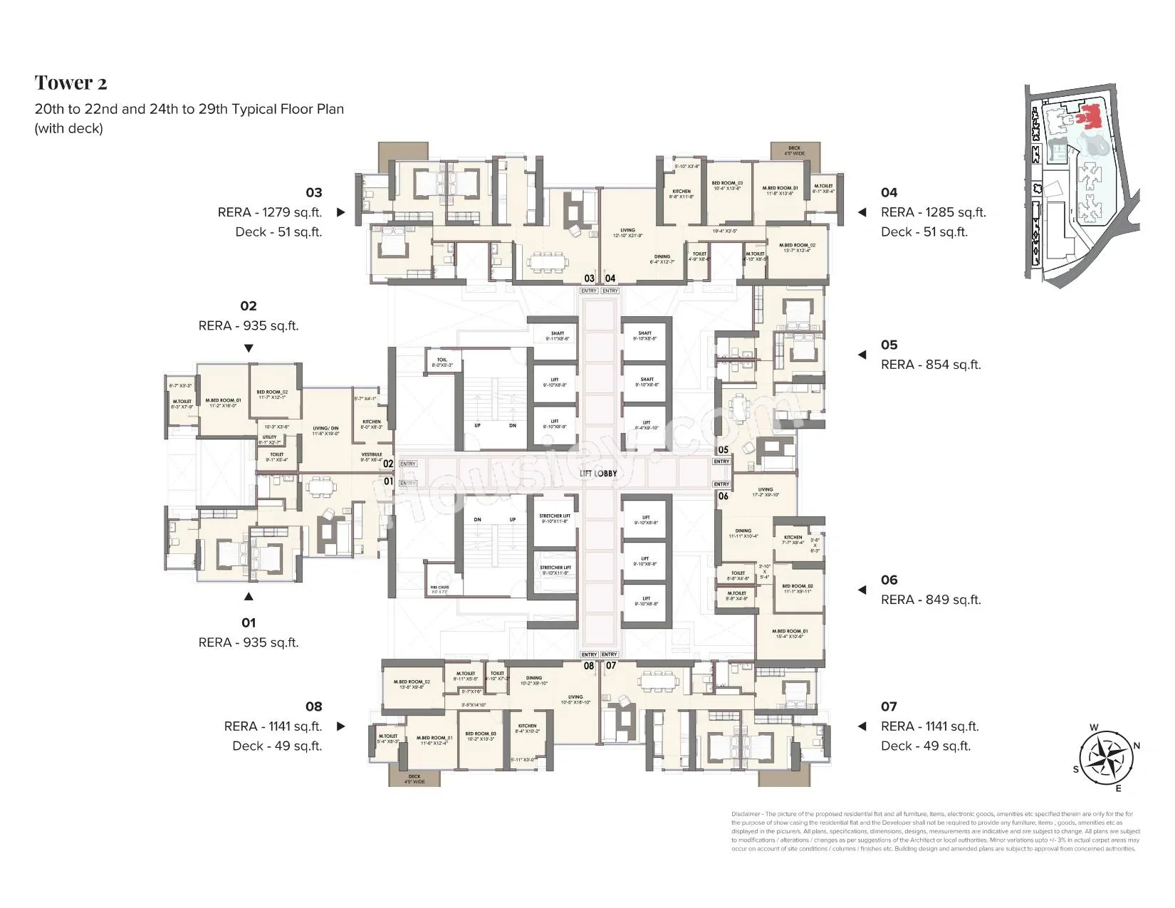 Adani Monte South Floor plan 5