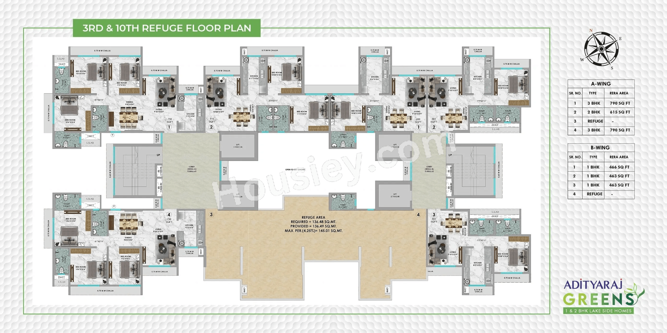 Adityaraj Greens Floor plan 4