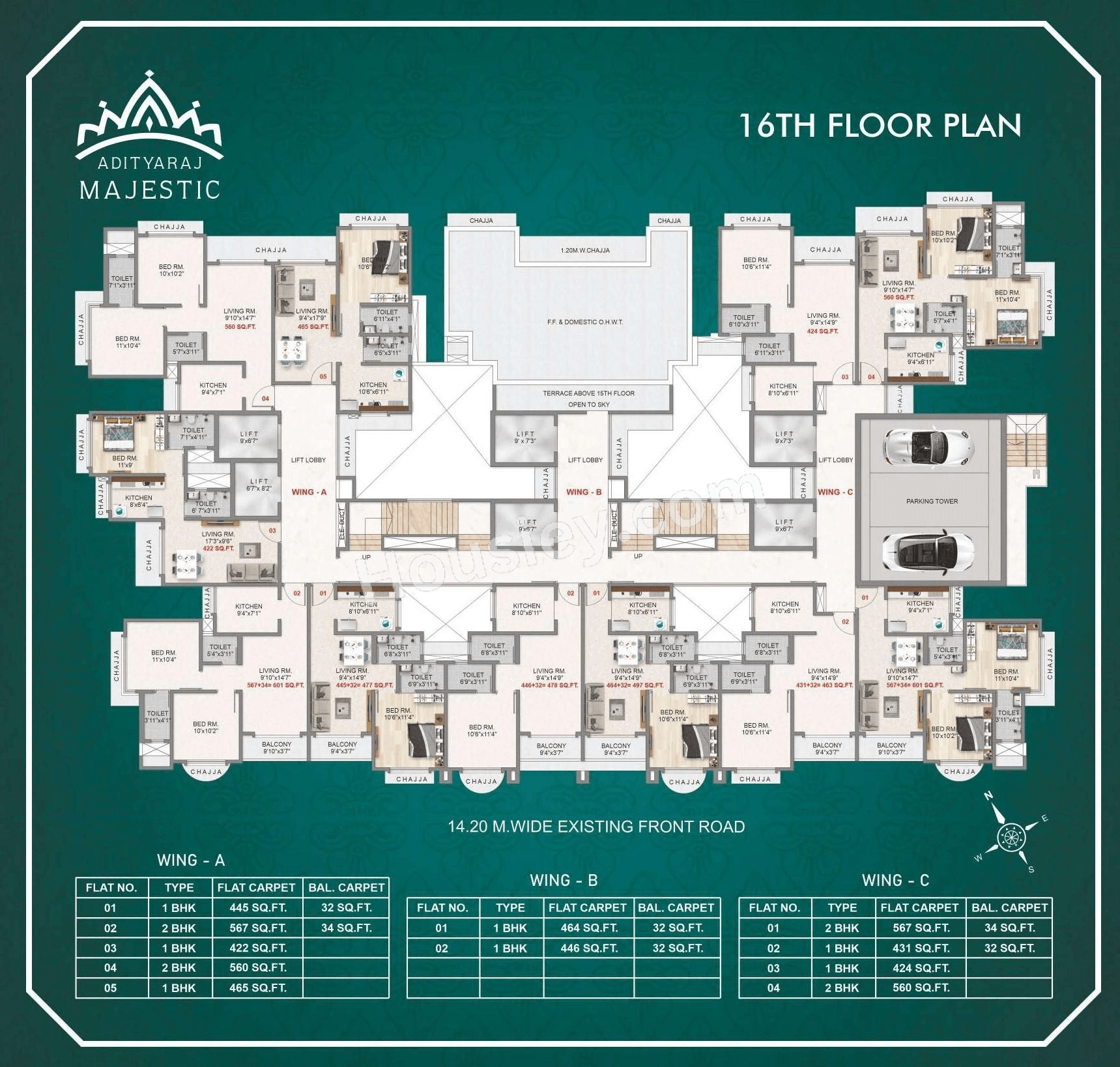 Adityaraj Majestic Floor plan 4