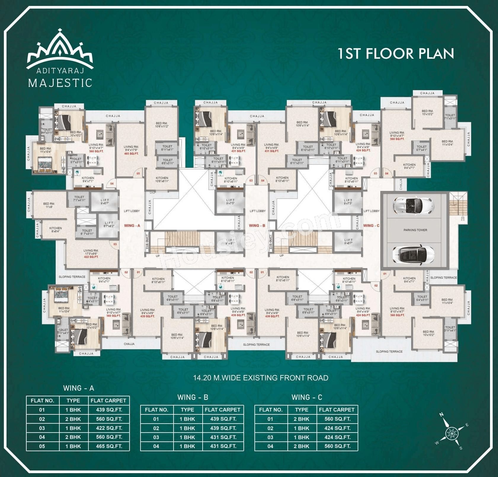 Adityaraj Majestic Floor plan 5