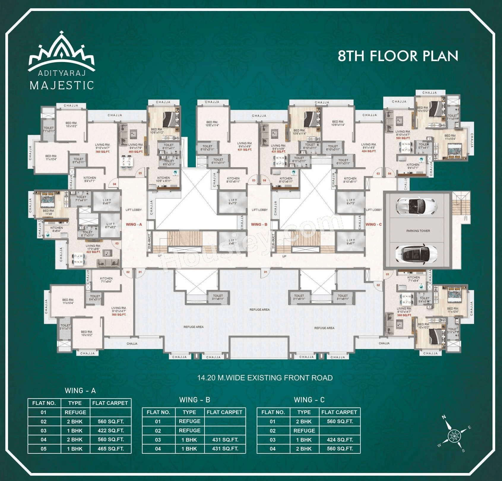 Adityaraj Majestic Floor plan 7