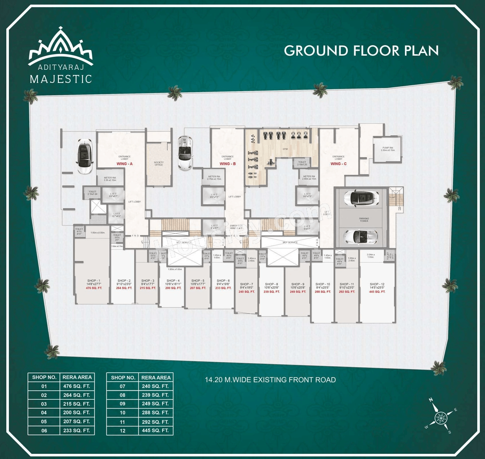 Adityaraj Majestic Floor plan 8