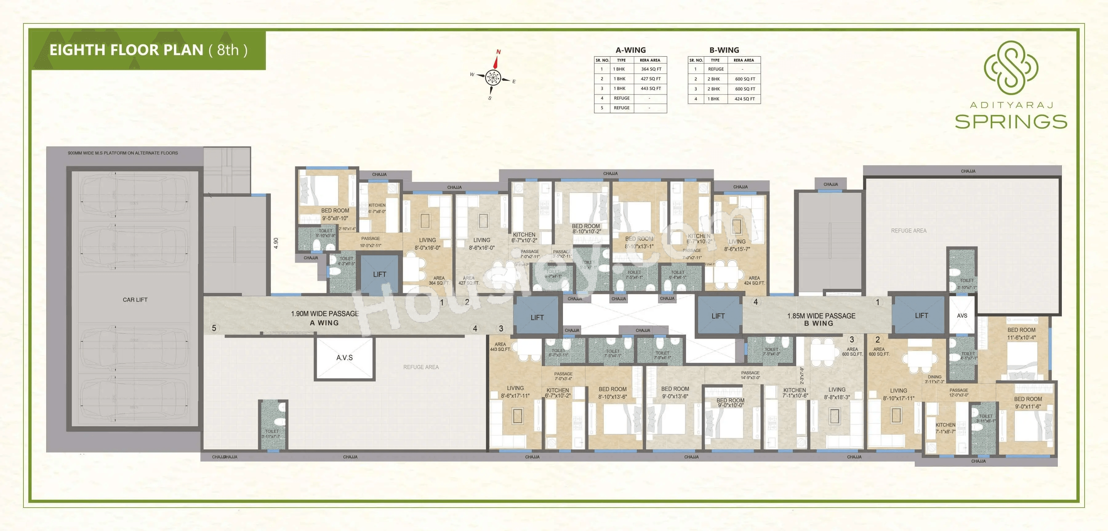 Adityaraj Springs Floor plan 1