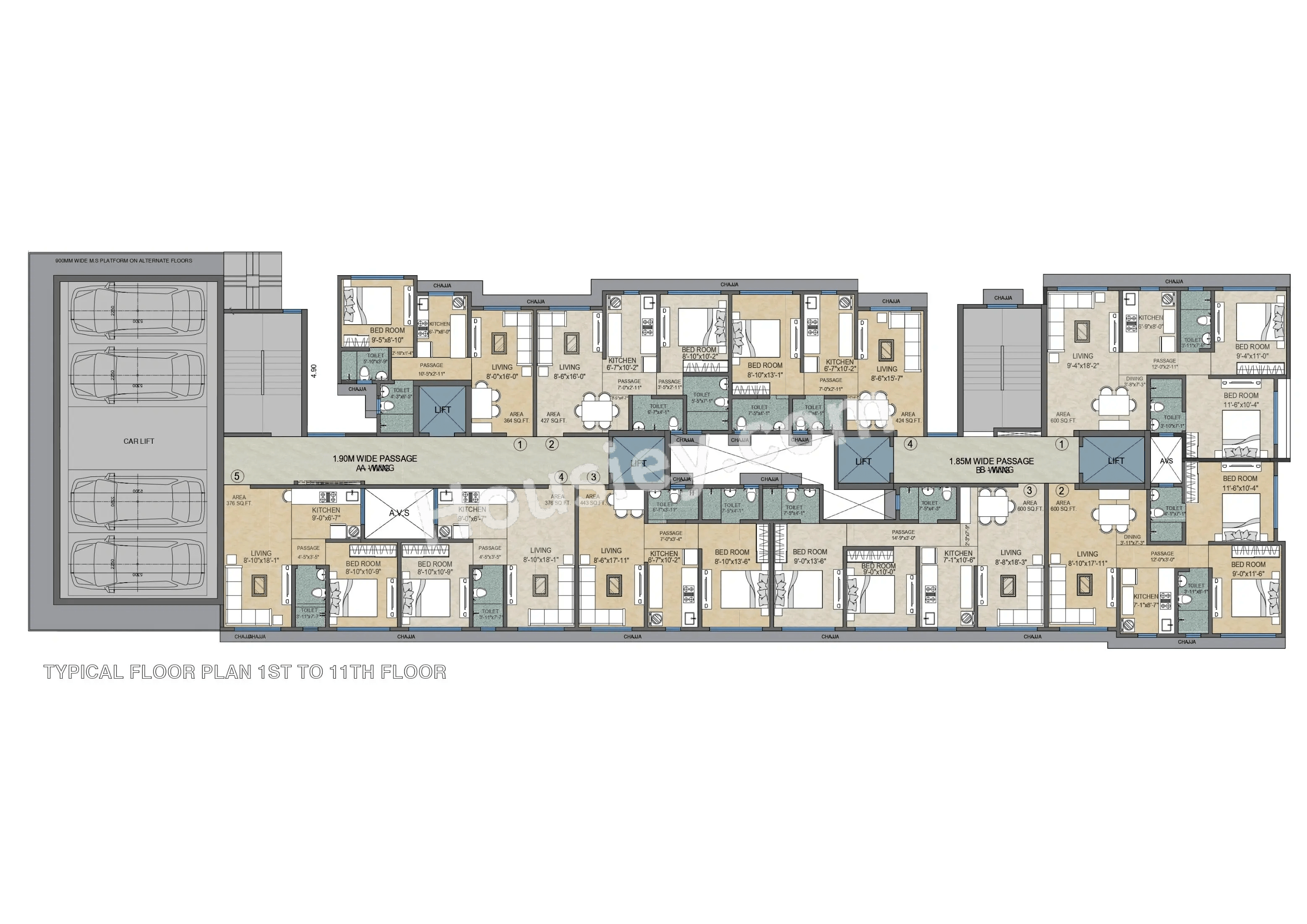 Adityaraj Springs Floor plan 5