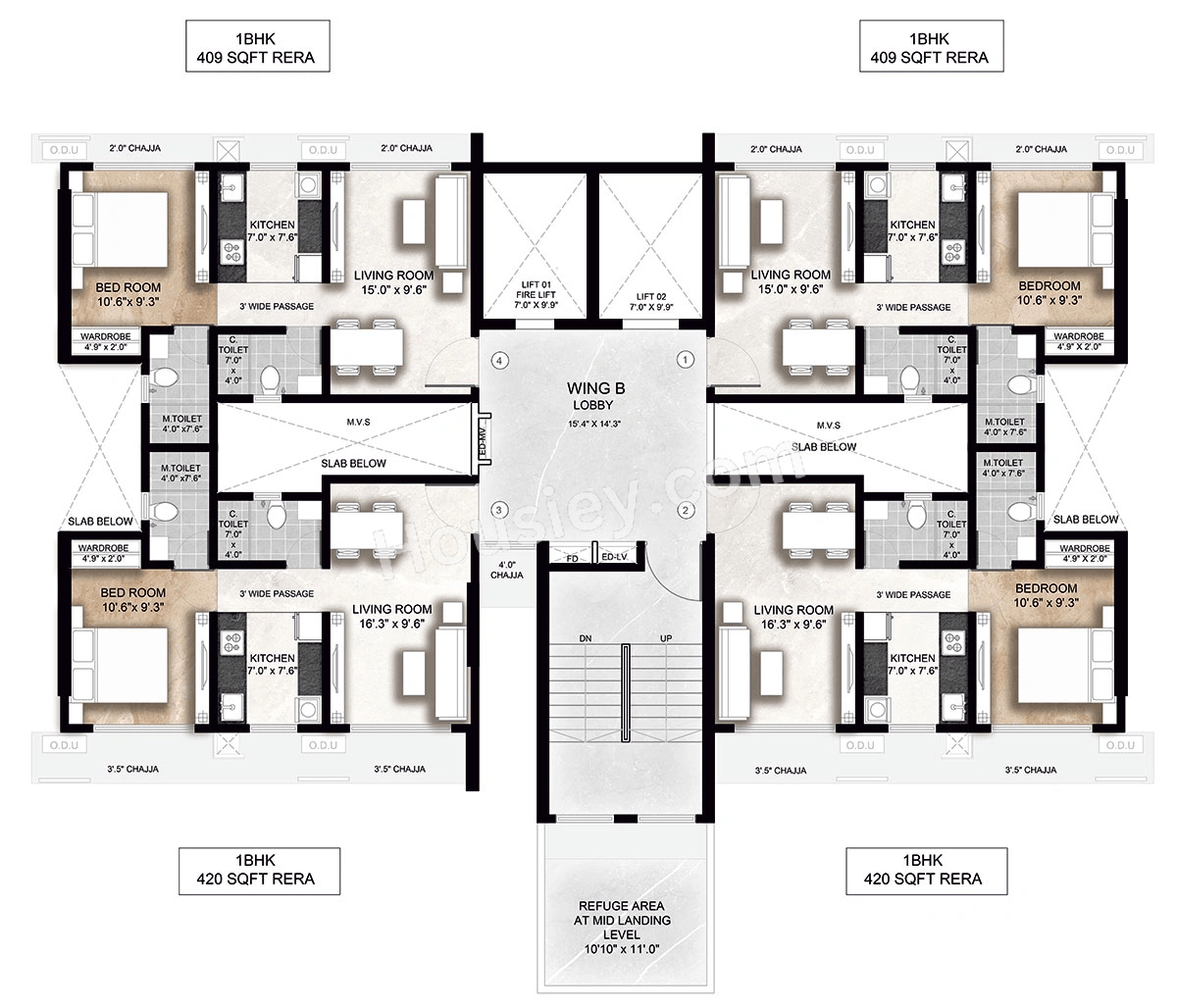 Advent Neel Residency Floor plan 2