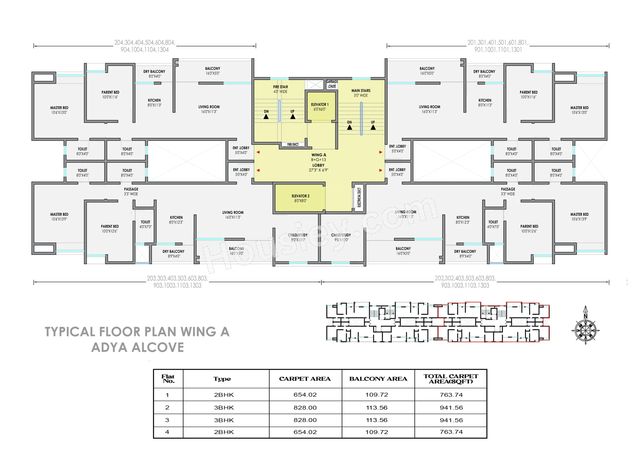 Adya Alcove Floor plan 2