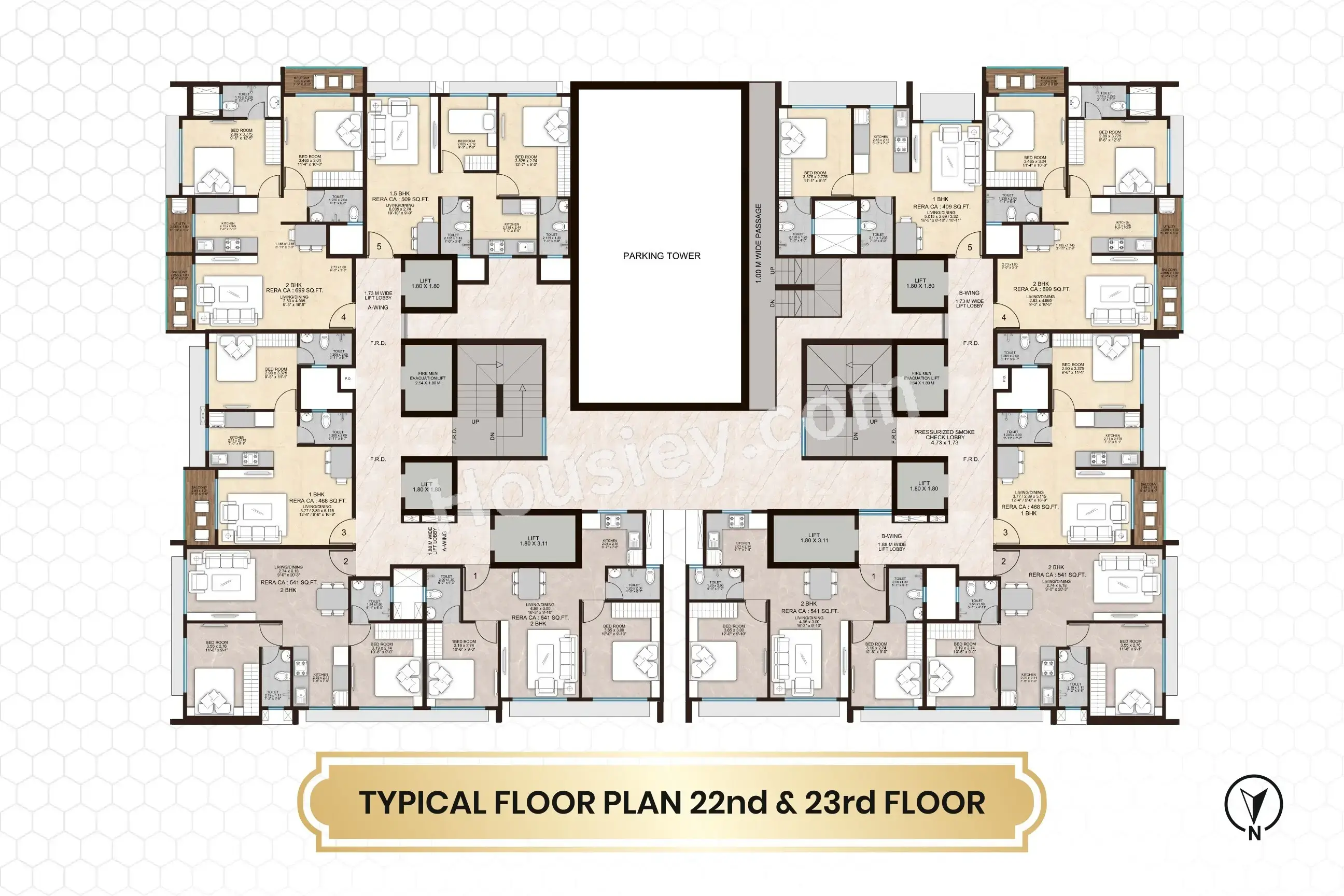 Agastya Courtyard 9 Floor plan 3