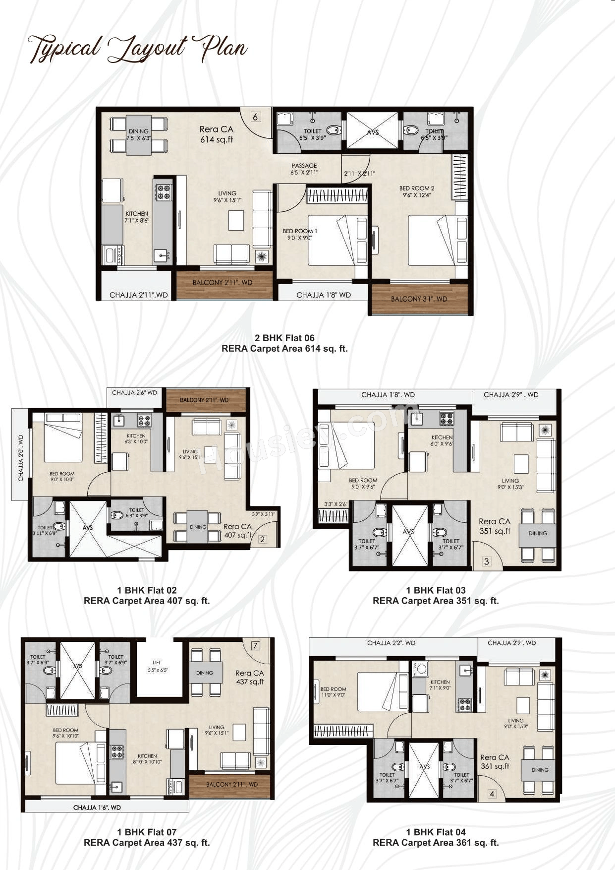 Agastya High Pavilion Floor plan 2