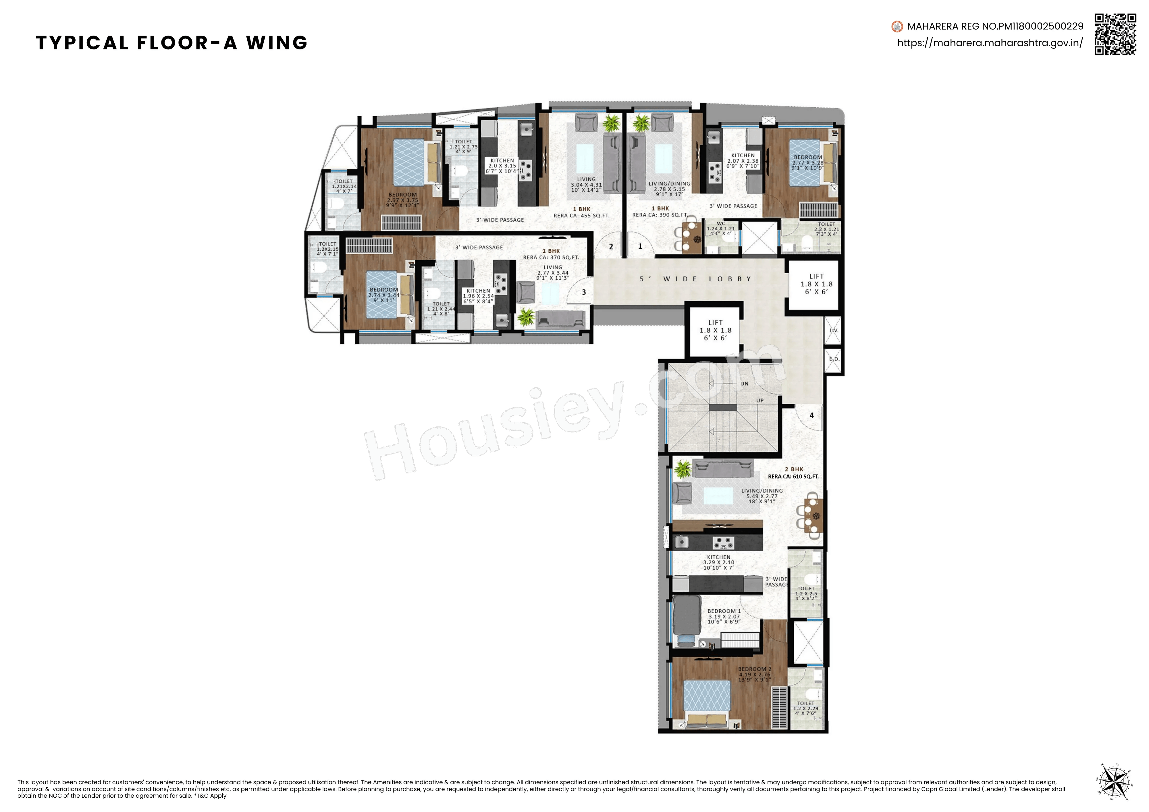 Agrawals Aarambh Floor plan 1