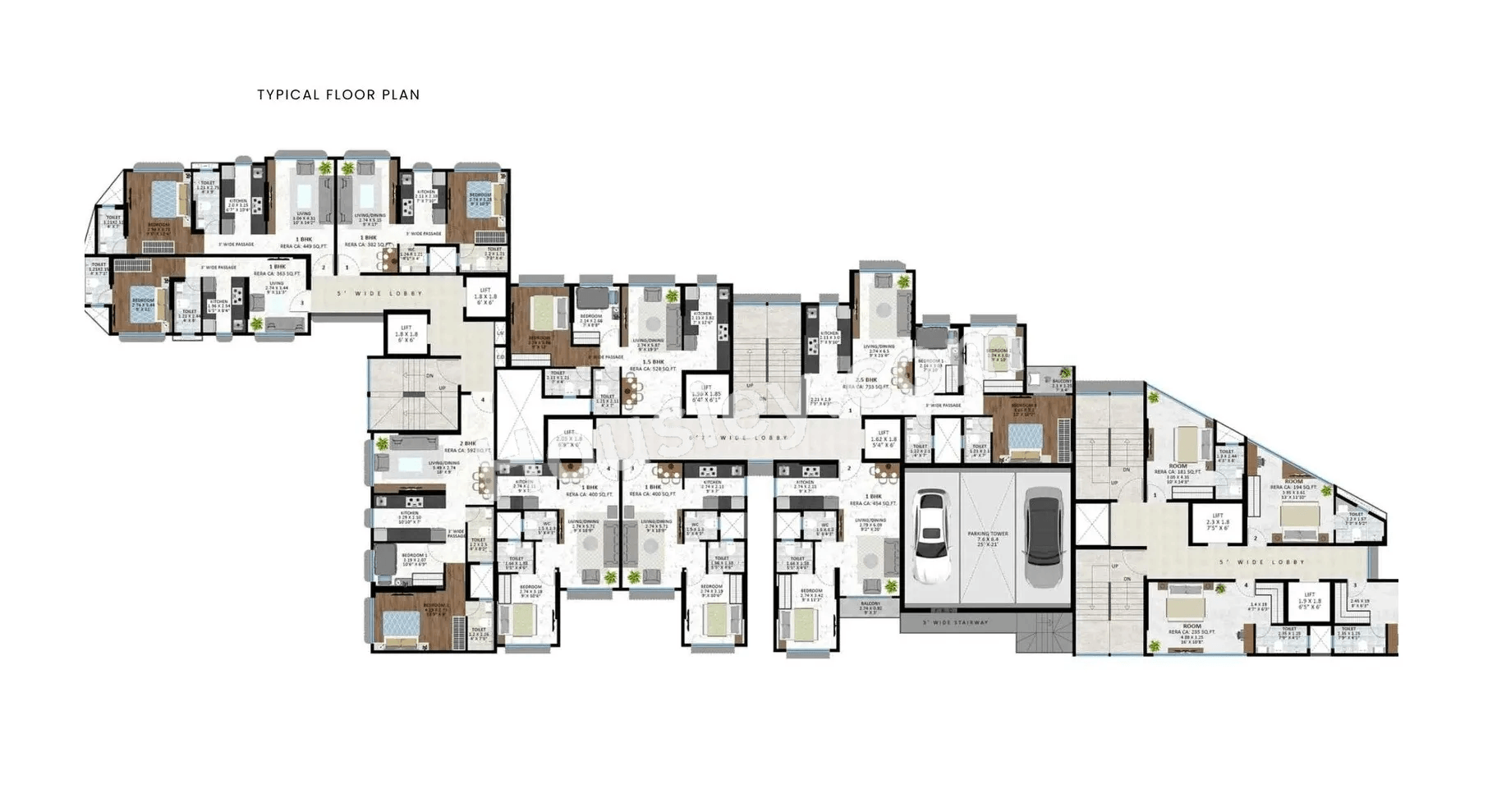 Agrawals Aarambh Floor plan 3