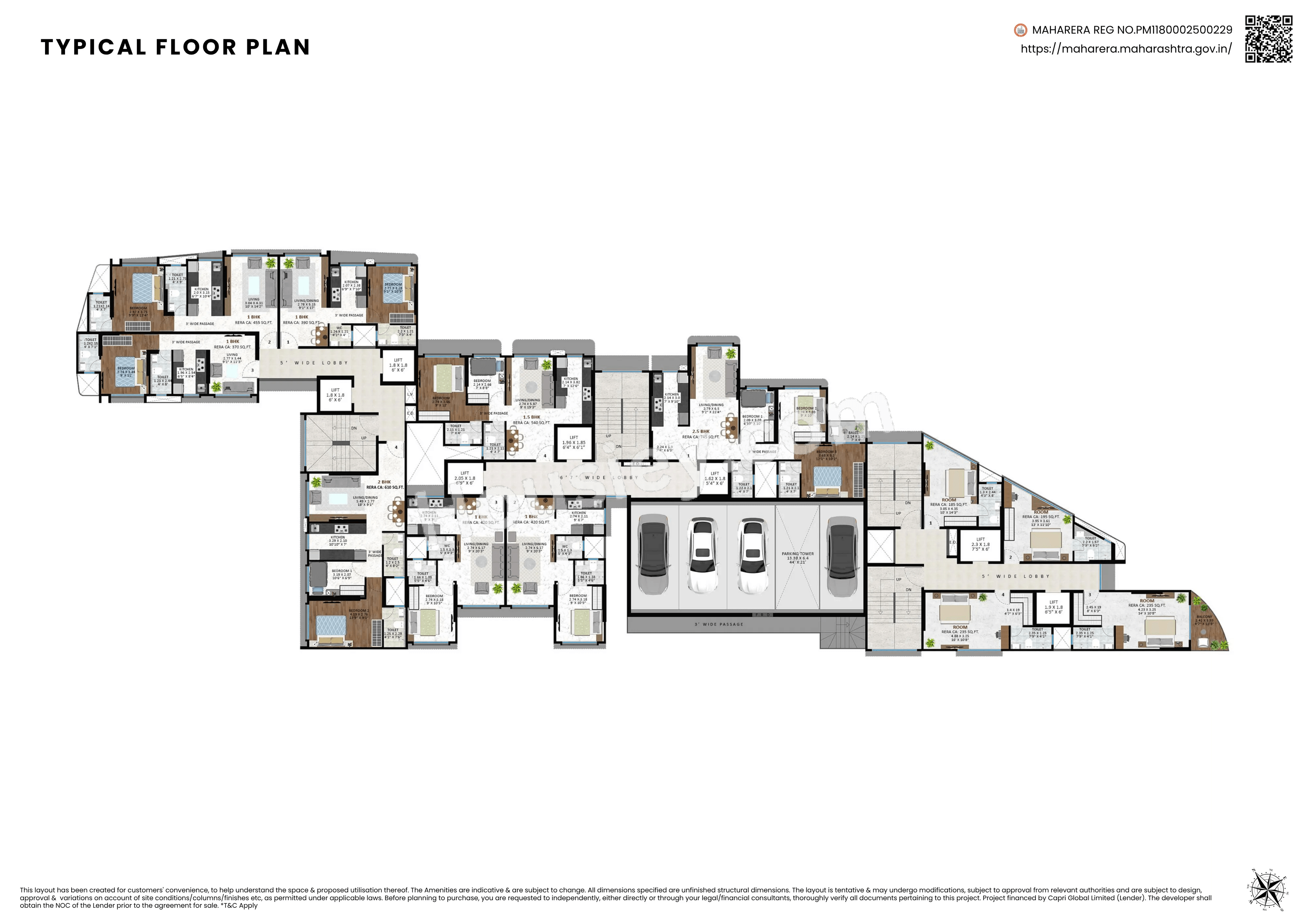 Agrawals Aarambh Floor plan 5