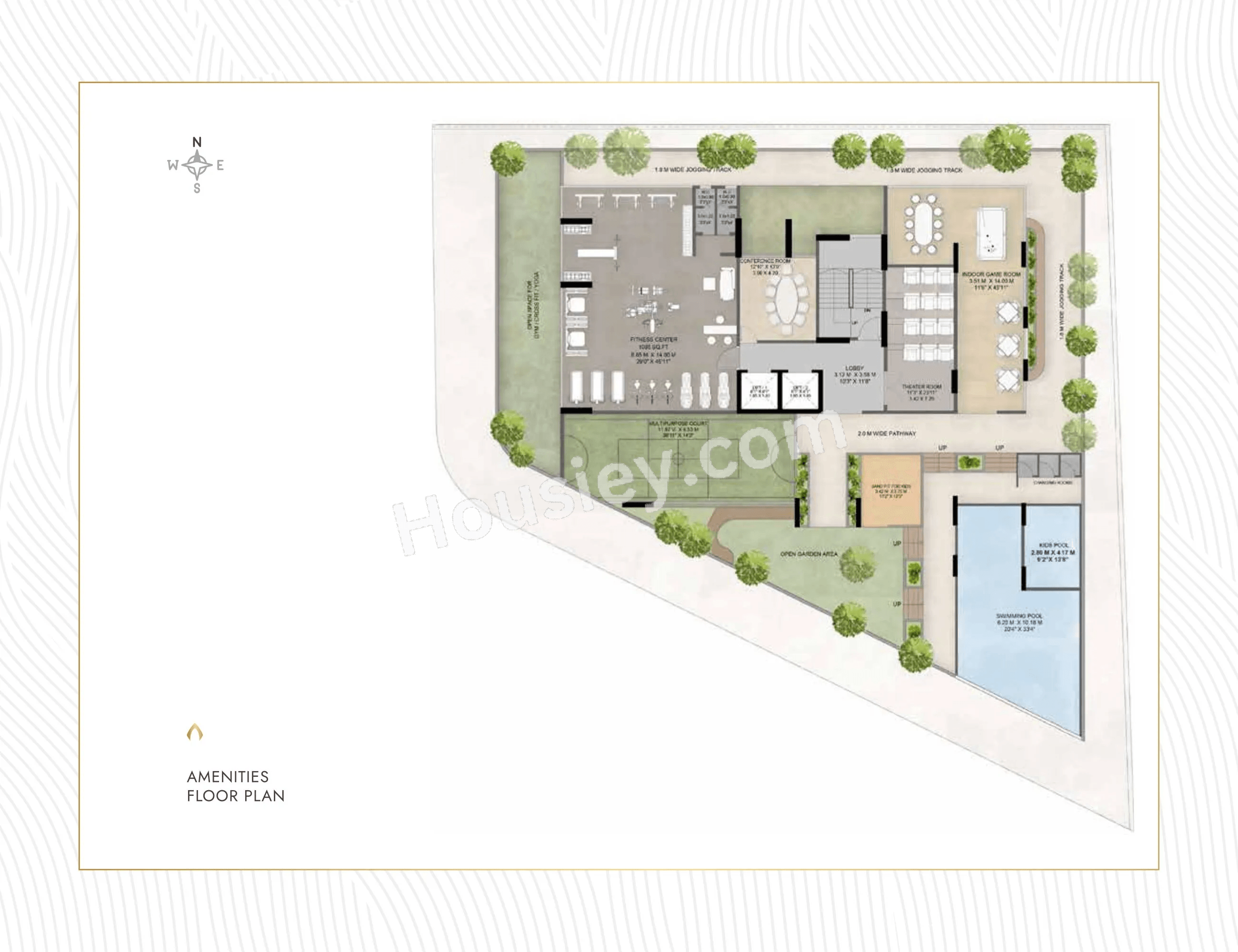 Ajmera Atlantis Floor plan 1