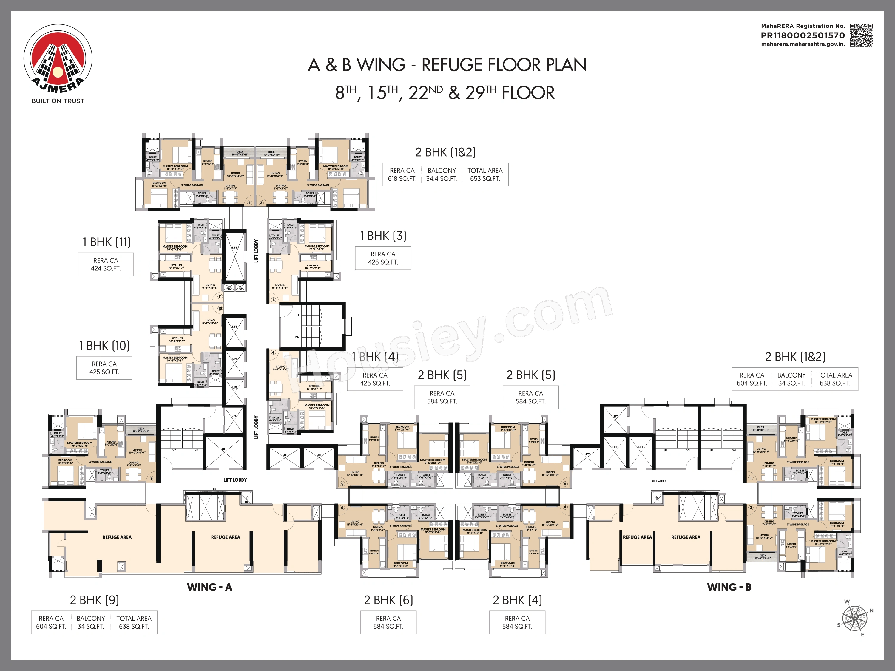 Ajmera Solis Floor plan 1