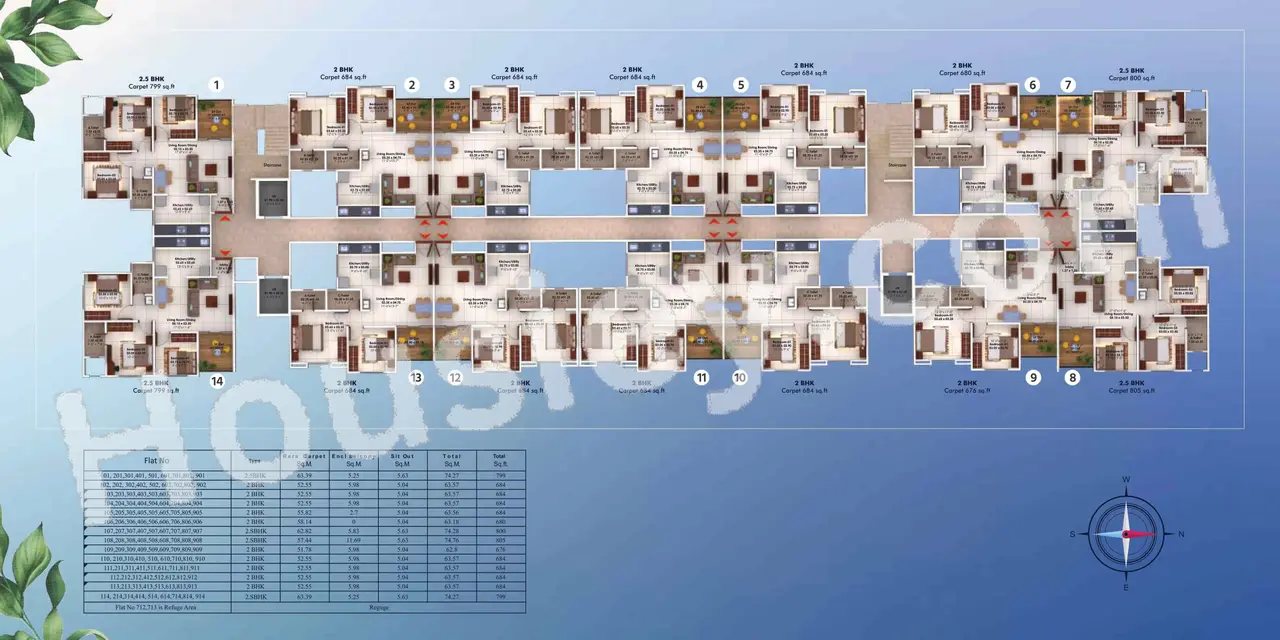 Aksha Ambar Floor Plan