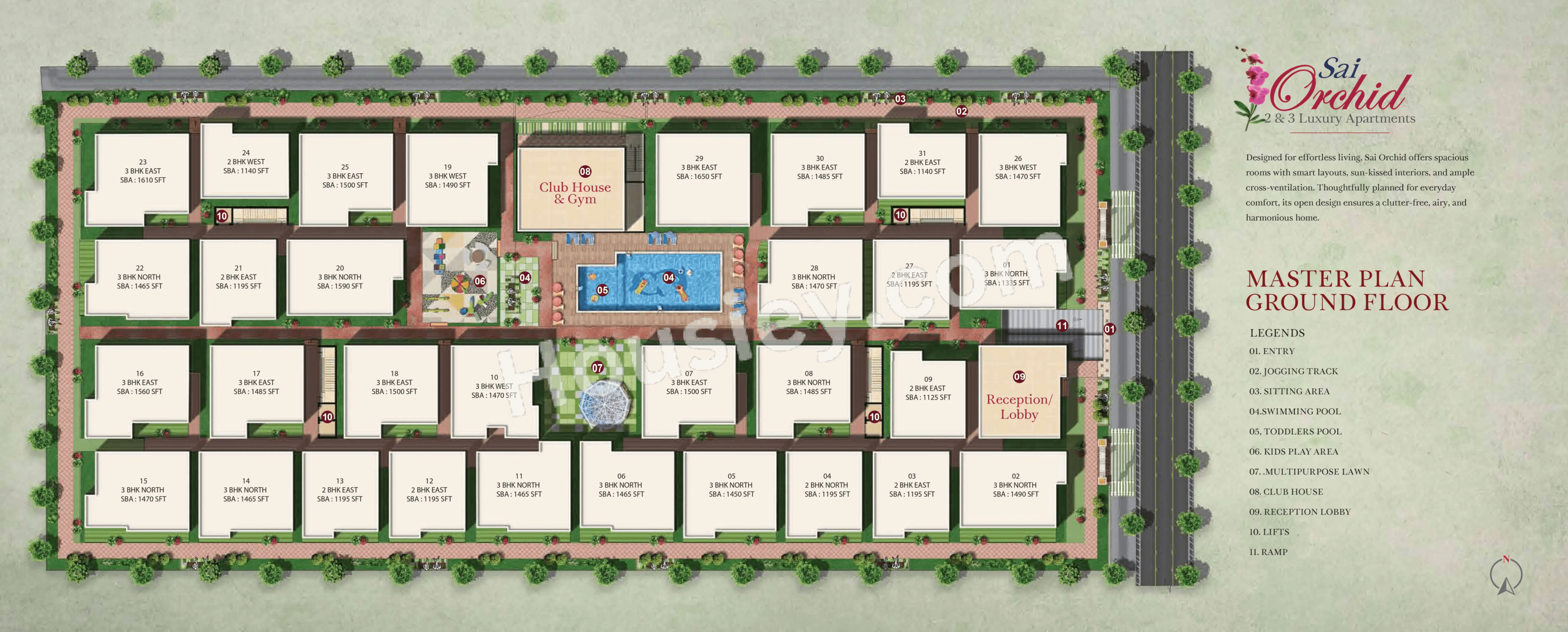 Akshaya Sai Orchid Master Plan