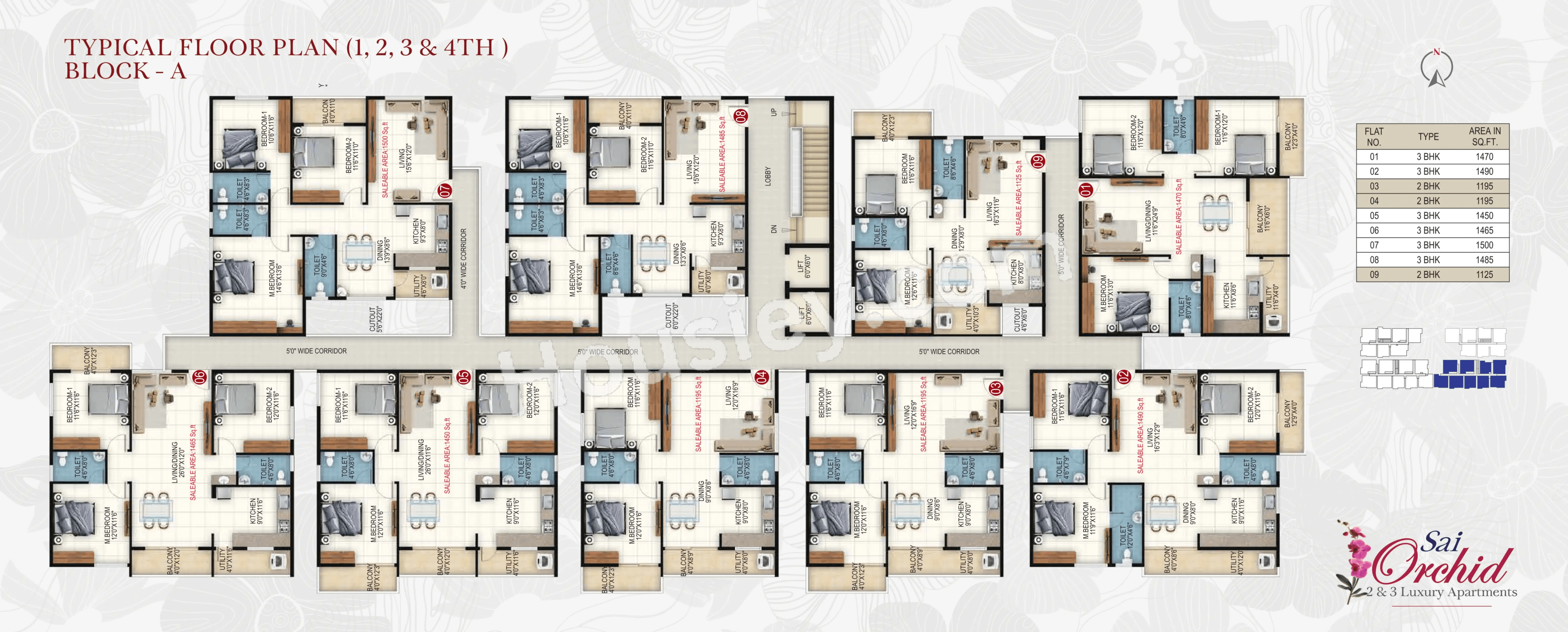 Akshaya Sai Orchid Floor plan 1