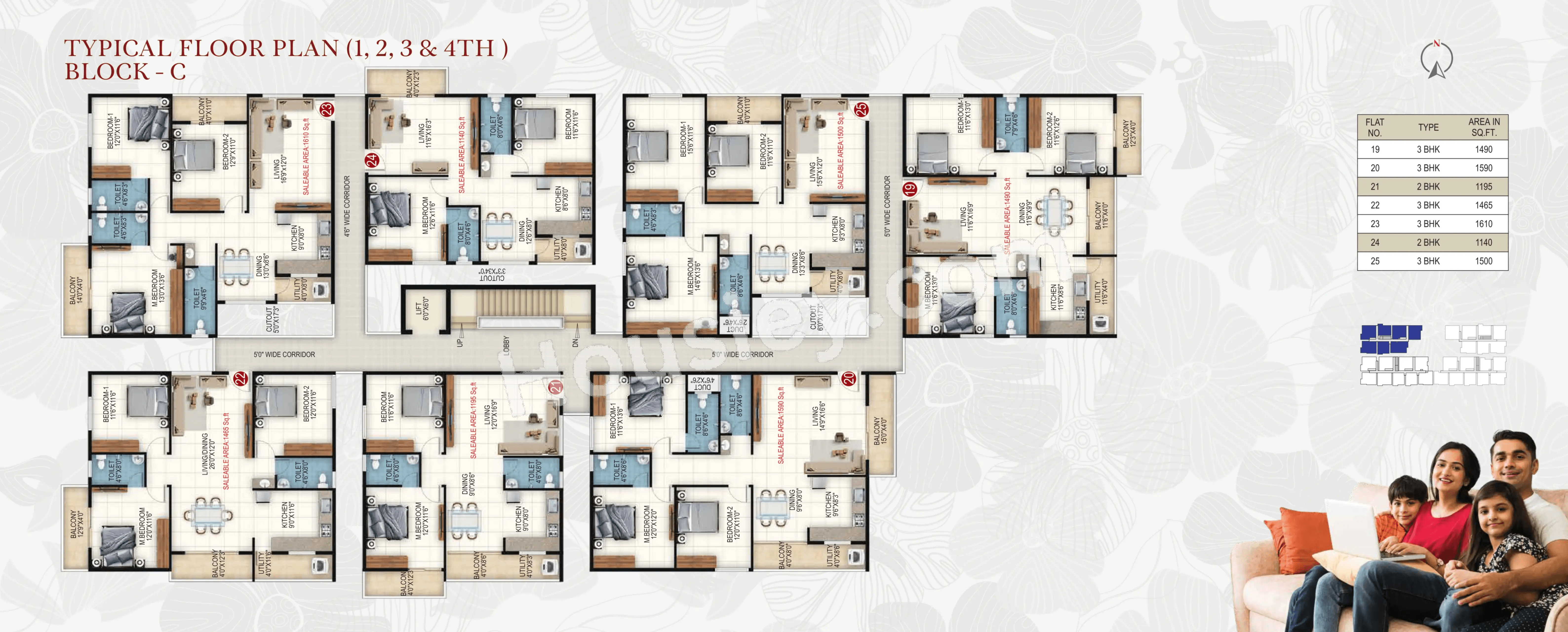 Akshaya Sai Orchid Floor plan 3