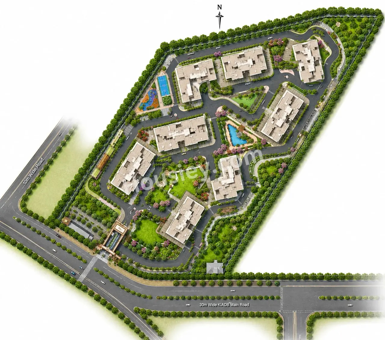 Alpine Bhartiya Garden Hill Master Plan