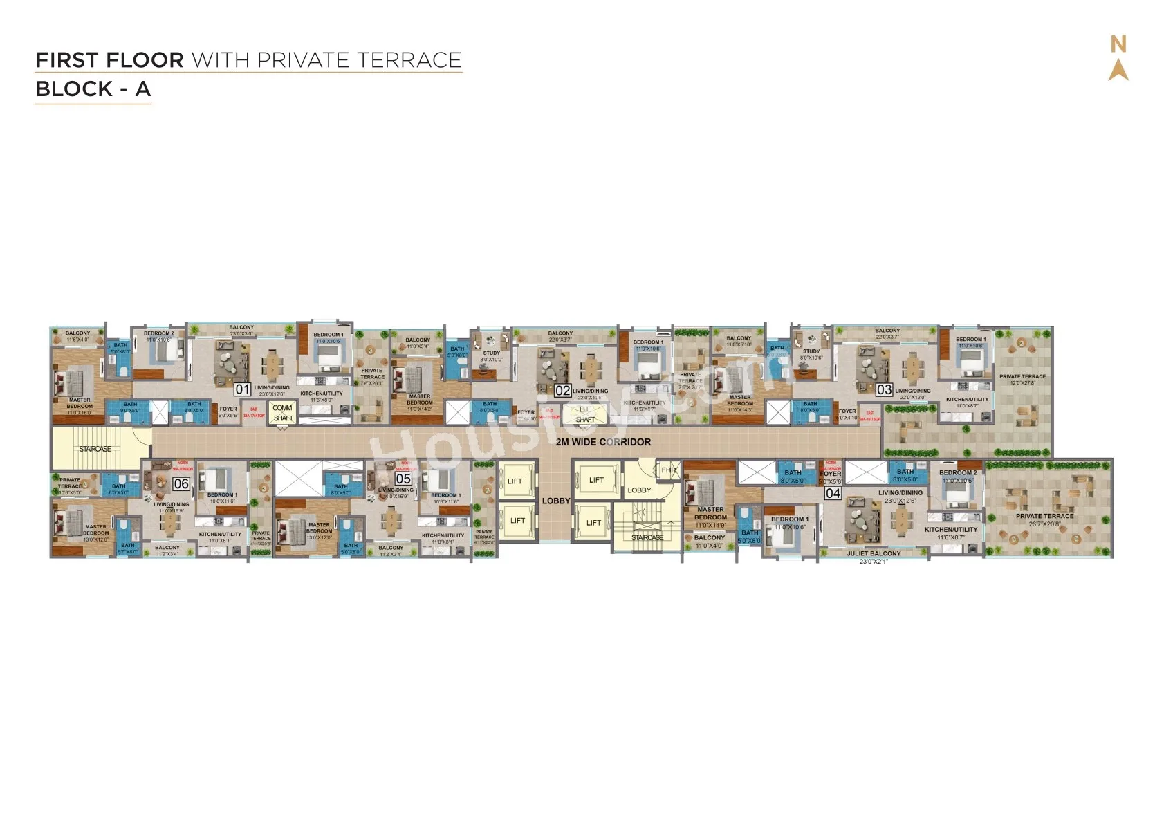 Amberstone Vectra Floor plan 1