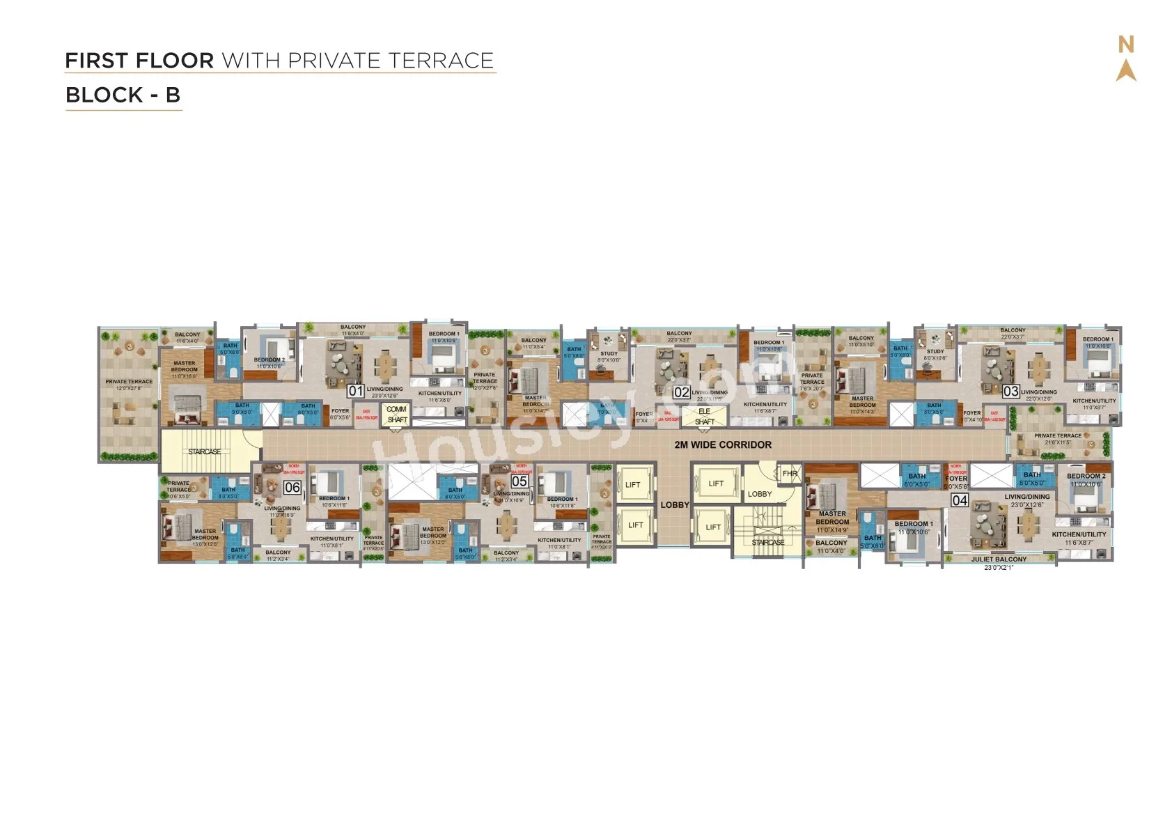 Amberstone Vectra Floor plan 3