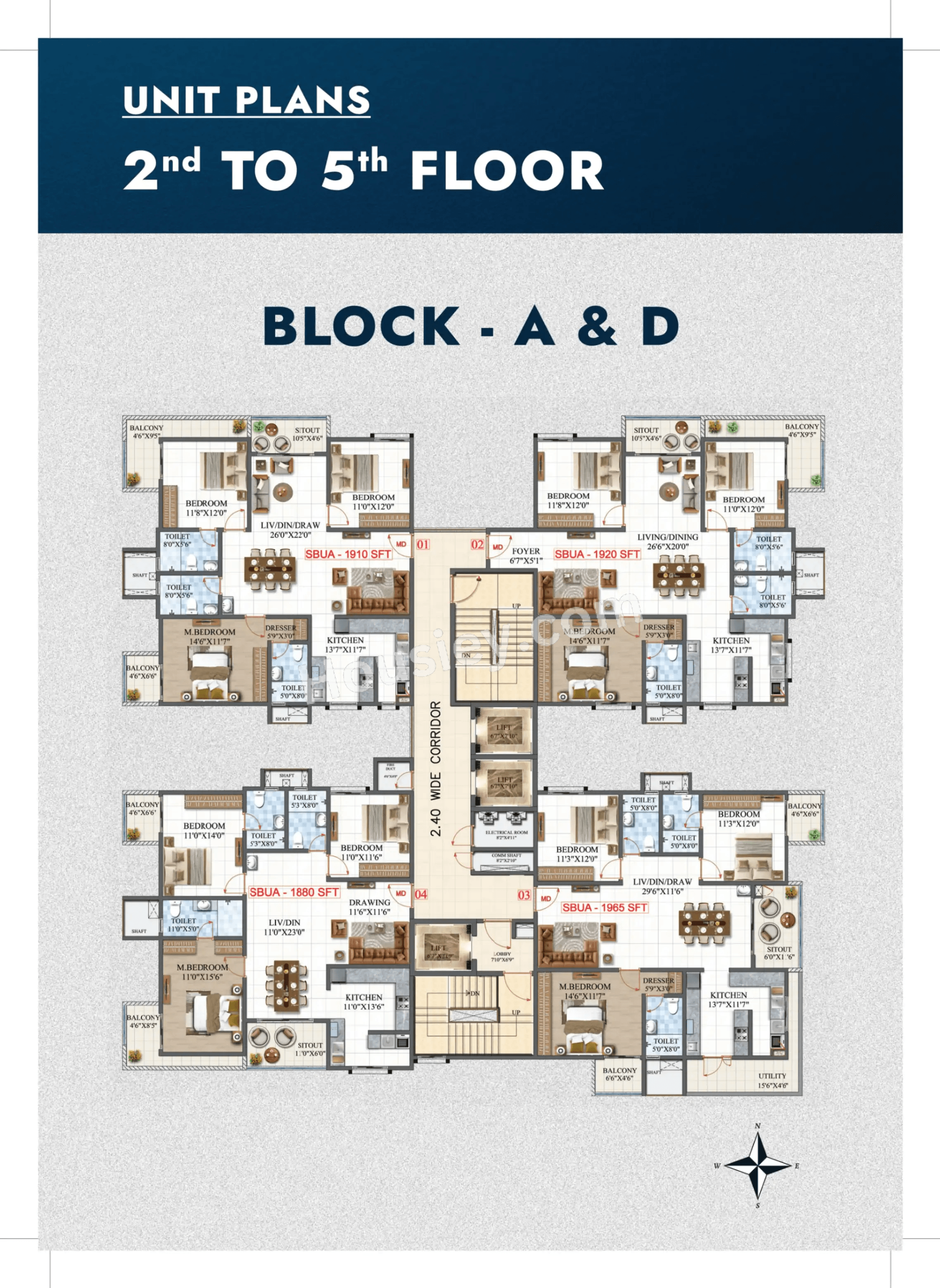 Amrutha Lake Vista Floor plan 1